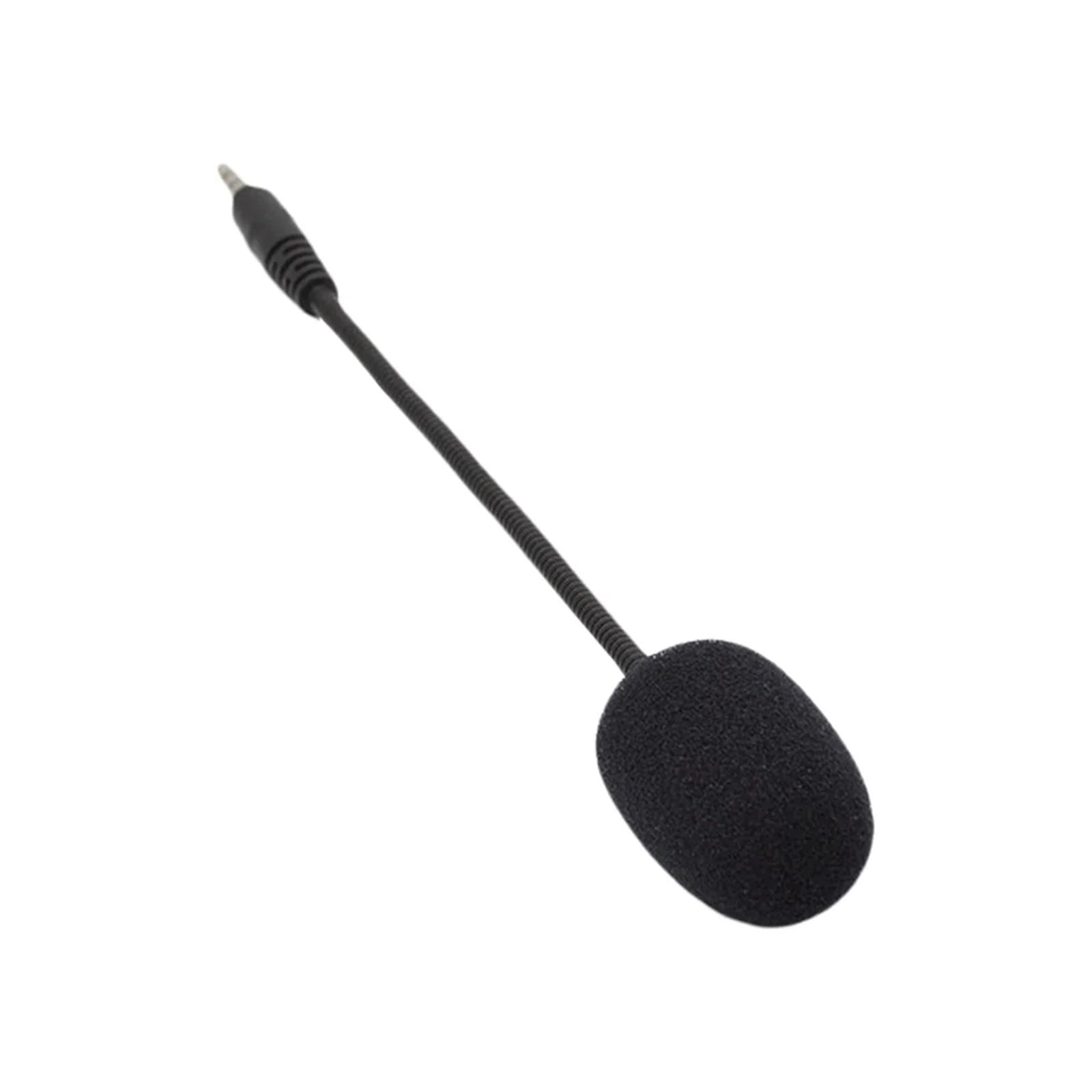 Headset Microphone 3.5mm Plug, Black Headset Microphone Adjustable 360 Degrees Bendable Jack Headphone Controller Combined, 3.5mm Game Gaming Mic to Mic Headsets Accessories(Black) Black - Image 5