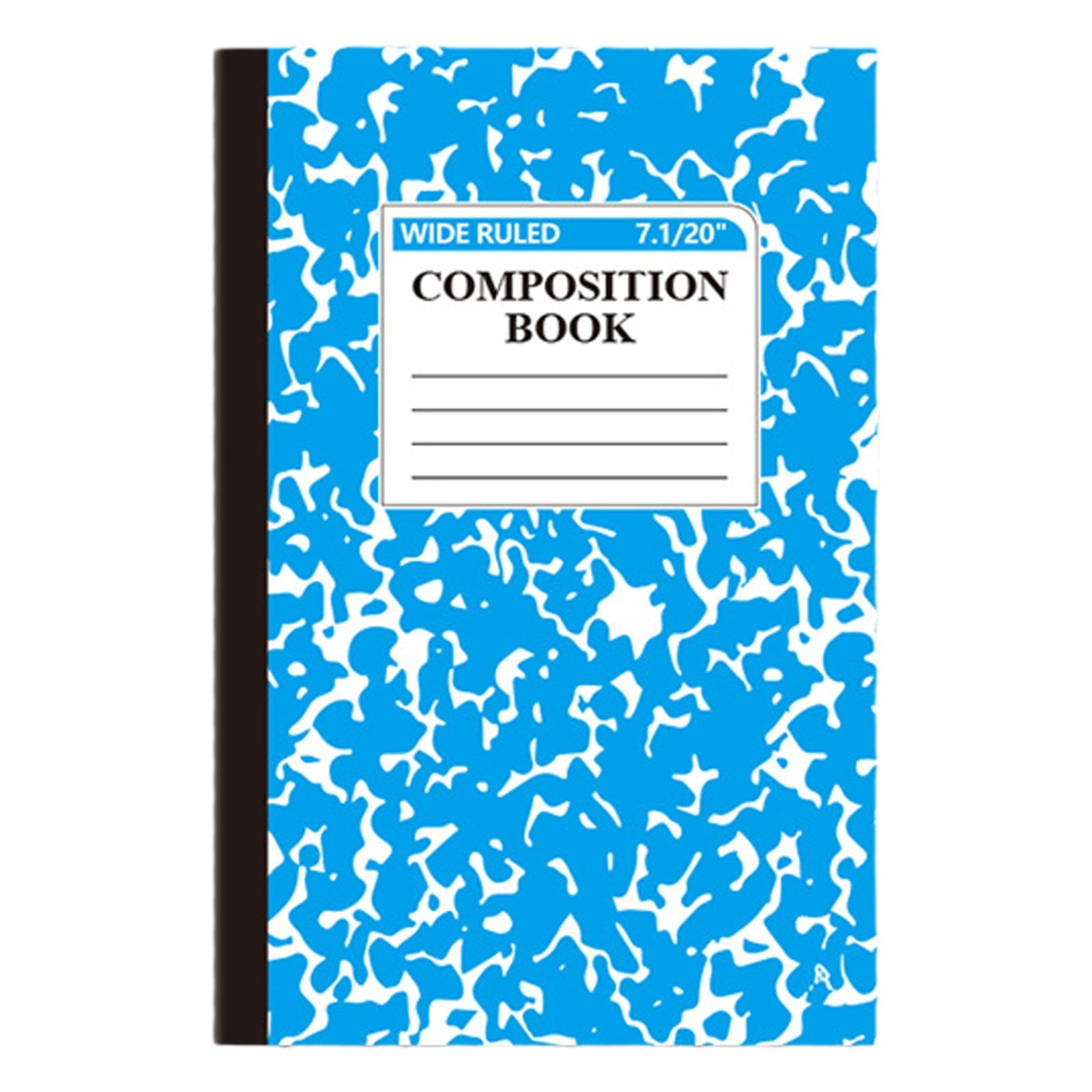 1 Pcs 8 Pastel Colors Office Ruled Composition Books,Composition Notebook, Marble Cover Notepad Lined Cute Journal Notebooks for Office Supplies Notes Taking Writing, 5.5 X 8.27 in(Hot Pink) Blue - Image 1