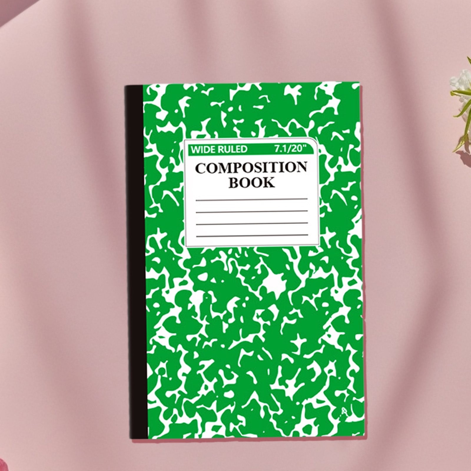 1 Pcs 8 Pastel Colors Office Ruled Composition Books,Composition Notebook, Marble Cover Notepad Lined Cute Journal Notebooks for Office Supplies Notes Taking Writing, 5.5 X 8.27 in(Hot Pink) Blue - Image 4