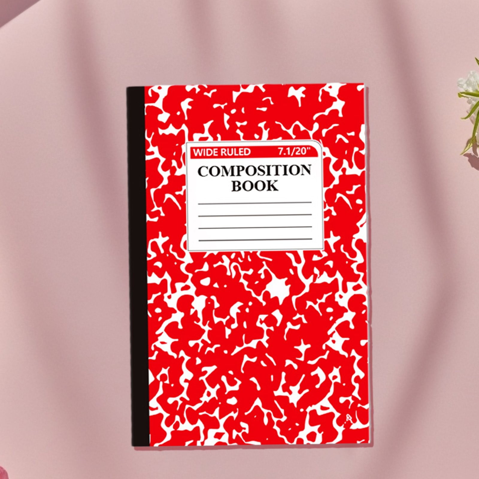 1 Pcs 8 Pastel Colors Office Ruled Composition Books,Composition Notebook, Marble Cover Notepad Lined Cute Journal Notebooks for Office Supplies Notes Taking Writing, 5.5 X 8.27 in(Hot Pink) Blue - Image 7