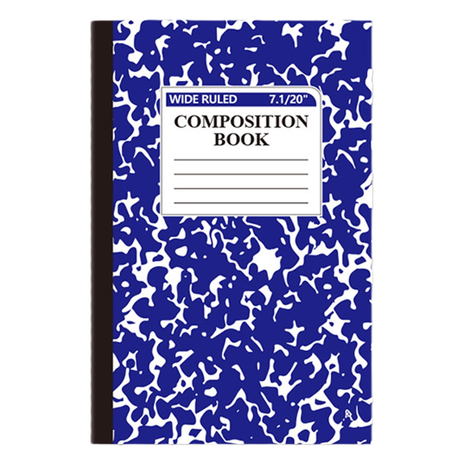 1 Pcs 8 Pastel Colors Office Ruled Composition Books,Composition Notebook, Marble Cover Notepad Lined Cute Journal Notebooks for Office Supplies Notes Taking Writing, 5.5 X 8.27 in(Hot Pink) Dark Blue - Image 1