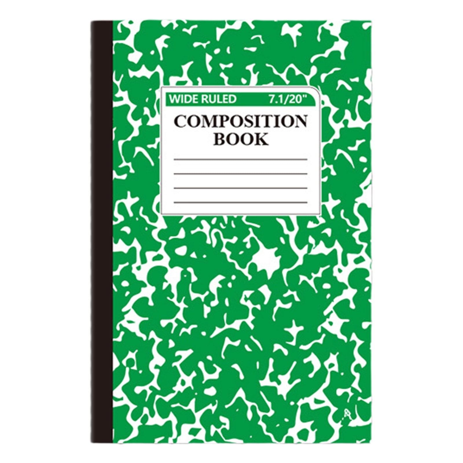 1 Pcs 8 Pastel Colors Office Ruled Composition Books,Composition Notebook, Marble Cover Notepad Lined Cute Journal Notebooks for Office Supplies Notes Taking Writing, 5.5 X 8.27 in(Hot Pink) Green - Image 1
