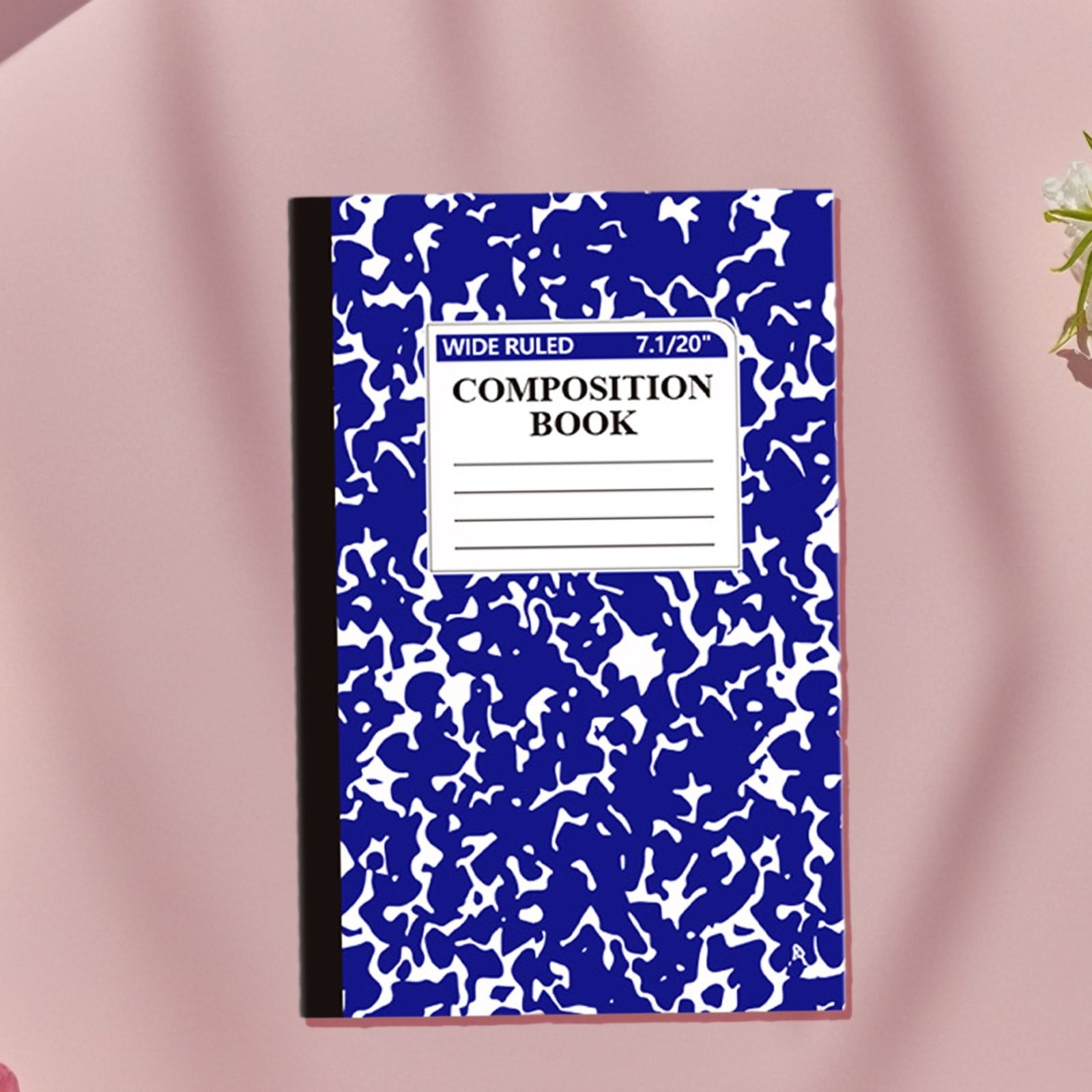 1 Pcs 8 Pastel Colors Office Ruled Composition Books,Composition Notebook, Marble Cover Notepad Lined Cute Journal Notebooks for Office Supplies Notes Taking Writing, 5.5 X 8.27 in(Hot Pink) Green - Image 5