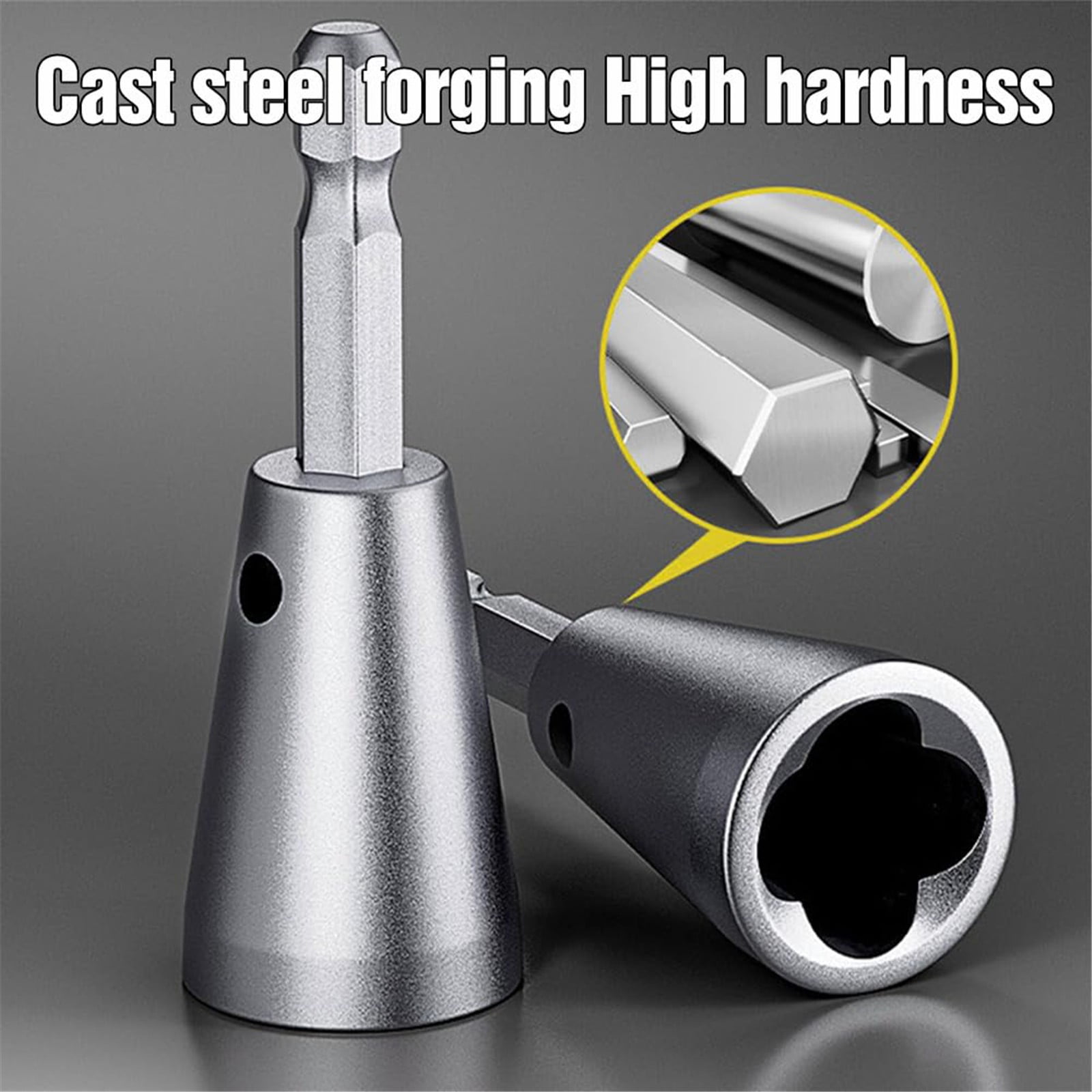 Wire Twister Tool for Drill, 2025 Upgrades Wire Nut Twister for Drill Profession Electricians Tool, 6MM Hex Shank Cable Wire Twisting Tool Wire Twister Wire Connector for 9-22 AWG, 0.78x2.16 0.78