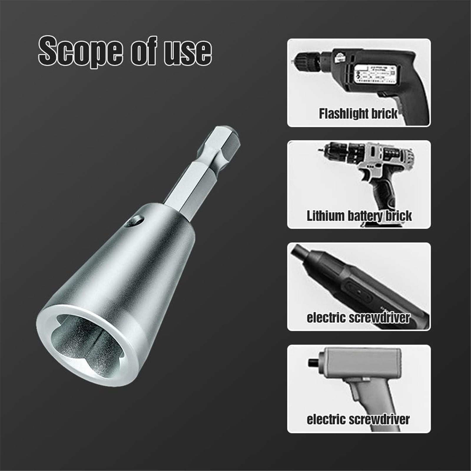 Wire Twister Tool for Drill, 2025 Upgrades Wire Nut Twister for Drill Profession Electricians Tool, 6MM Hex Shank Cable Wire Twisting Tool Wire Twister Wire Connector for 9-22 AWG, 0.78x2.16 0.78