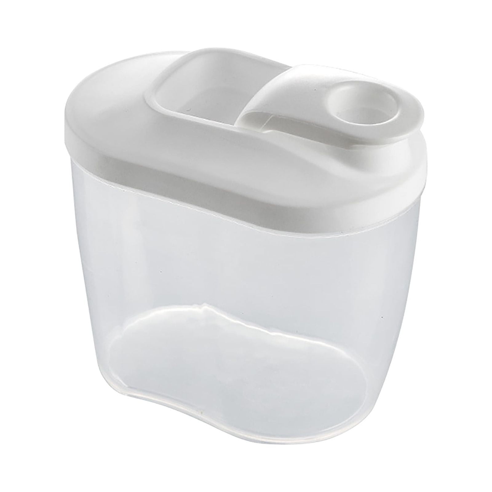 Airtight Storage Container with Lids, Plastic Pet Food Storage Container with Locking Lid,Pet Dog Cat Food Dispenser ,Clear Pet Dog Food Storage Bin Containers for Rice Grain(Green,4.72x7.68