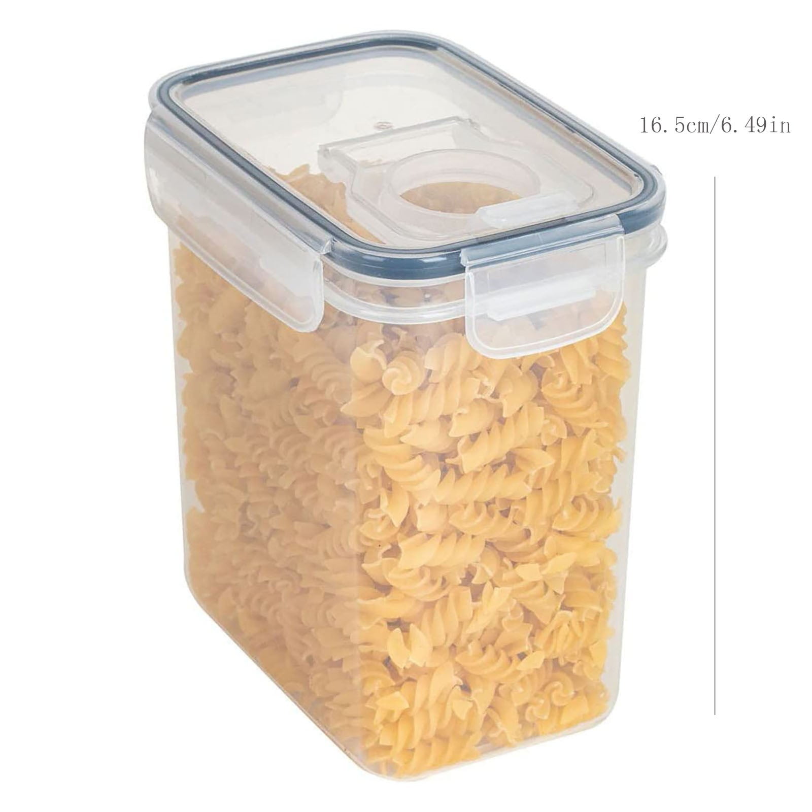 Airtight Storage Container with Lids, Plastic Pet Food Storage Container with Locking Lid,Pet Dog Cat Food Dispenser ,Clear Pet Dog Food Storage Bin Containers for Rice Grain(Green,4.72x7.68