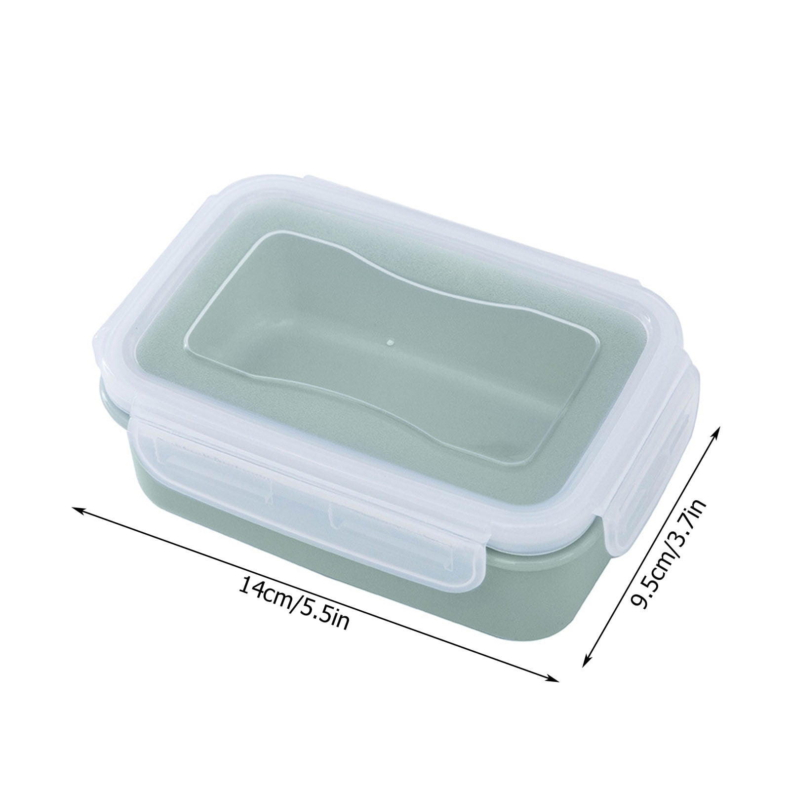 Plastic Meal Prep Containers with Lids, Food Storage Containers with Snap Locking Lids, Airtight Lunch Containers, Microwave, Oven, Freezer and Dishwasher (Blue/1 Pcs) 5.5x3.7 5.5