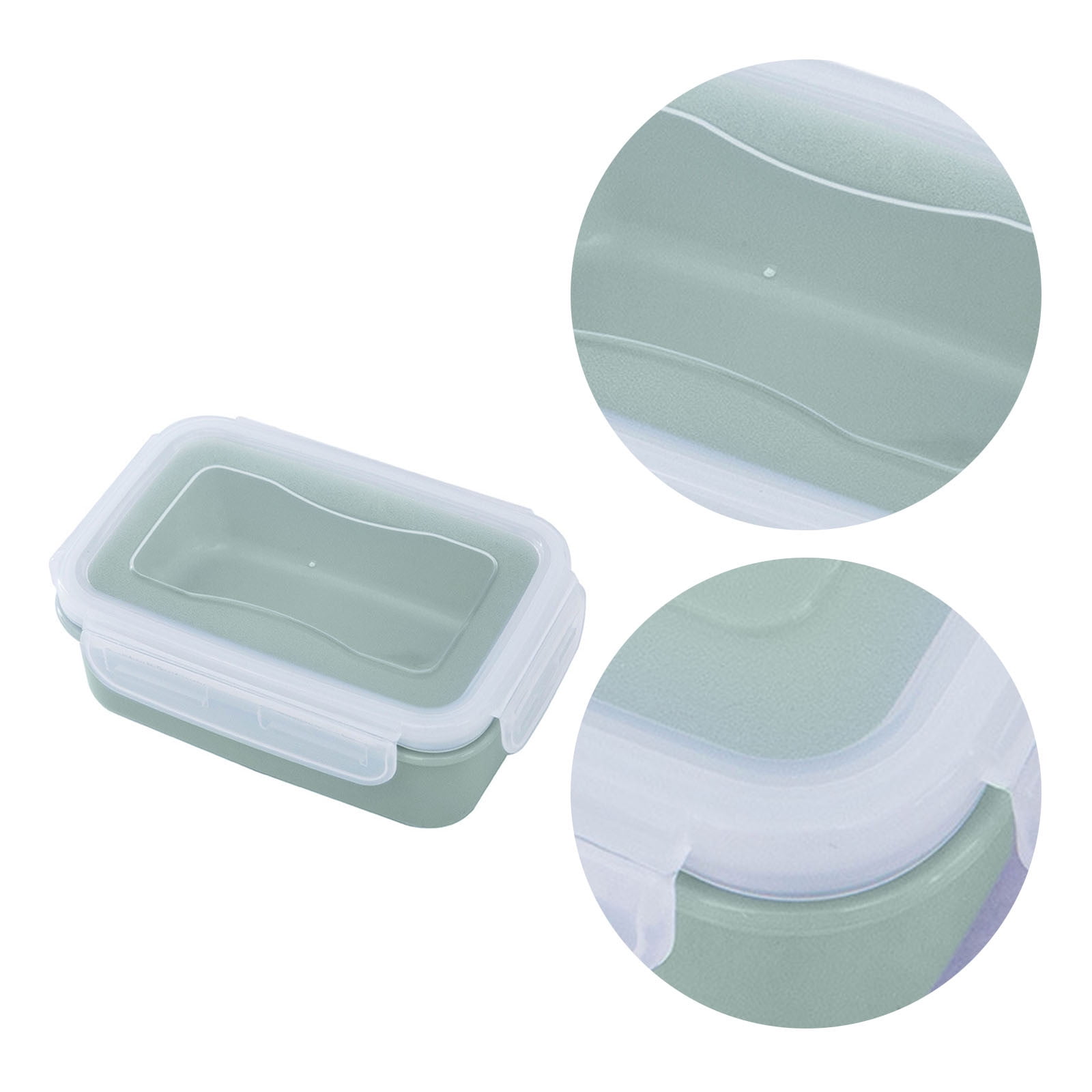 Plastic Meal Prep Containers with Lids, Food Storage Containers with Snap Locking Lids, Airtight Lunch Containers, Microwave, Oven, Freezer and Dishwasher (Blue/1 Pcs) 5.5x3.7 5.5