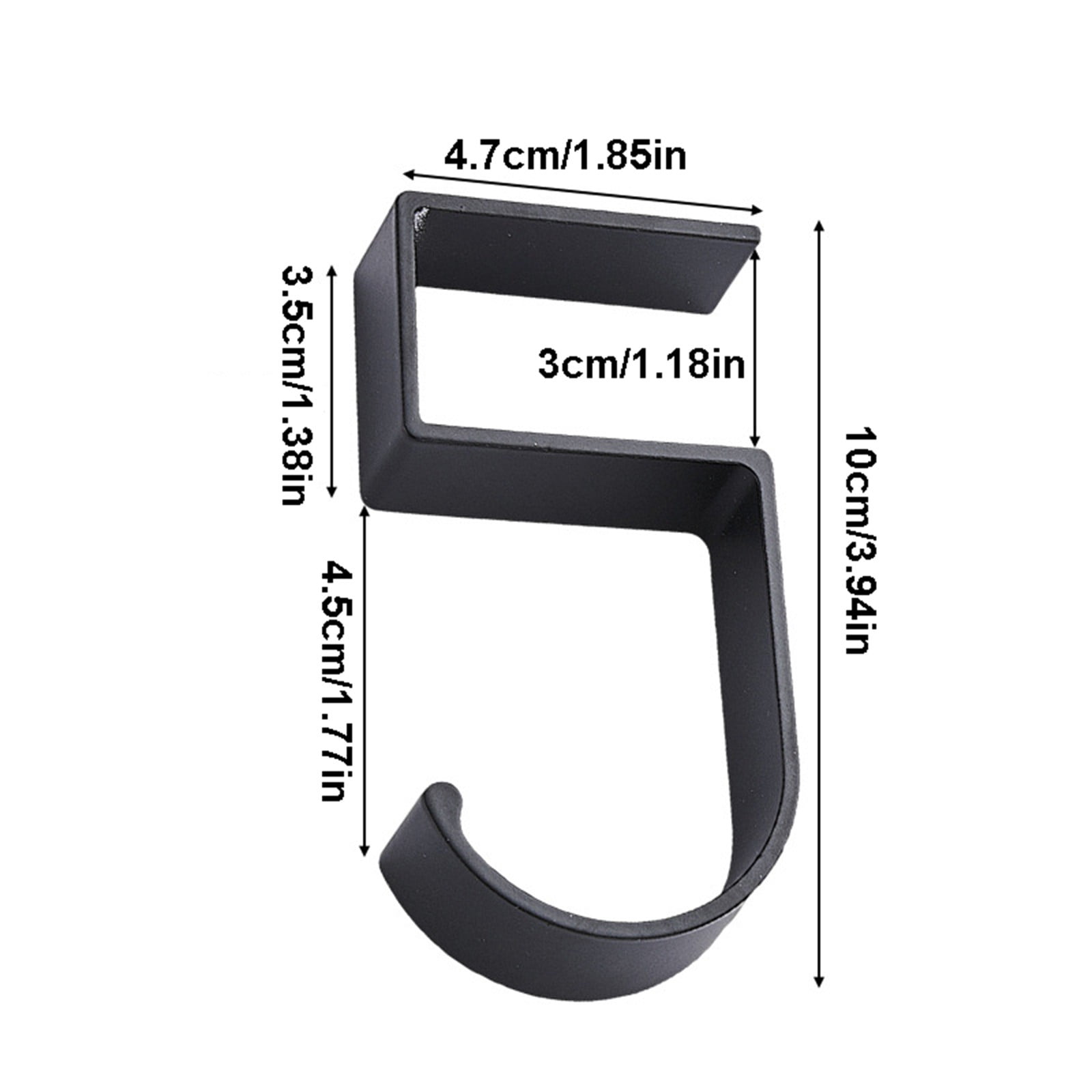 Purse Hook for Table, Heavy Duty Alloy Desk Bag Mount Hanger, Multi-Purpose Handbag Holder for Desktop Organizer Backpacks Headphones Keys Umbrellas Water Bottles Hanging, 1 Pack, 1.85x3.94 1.85