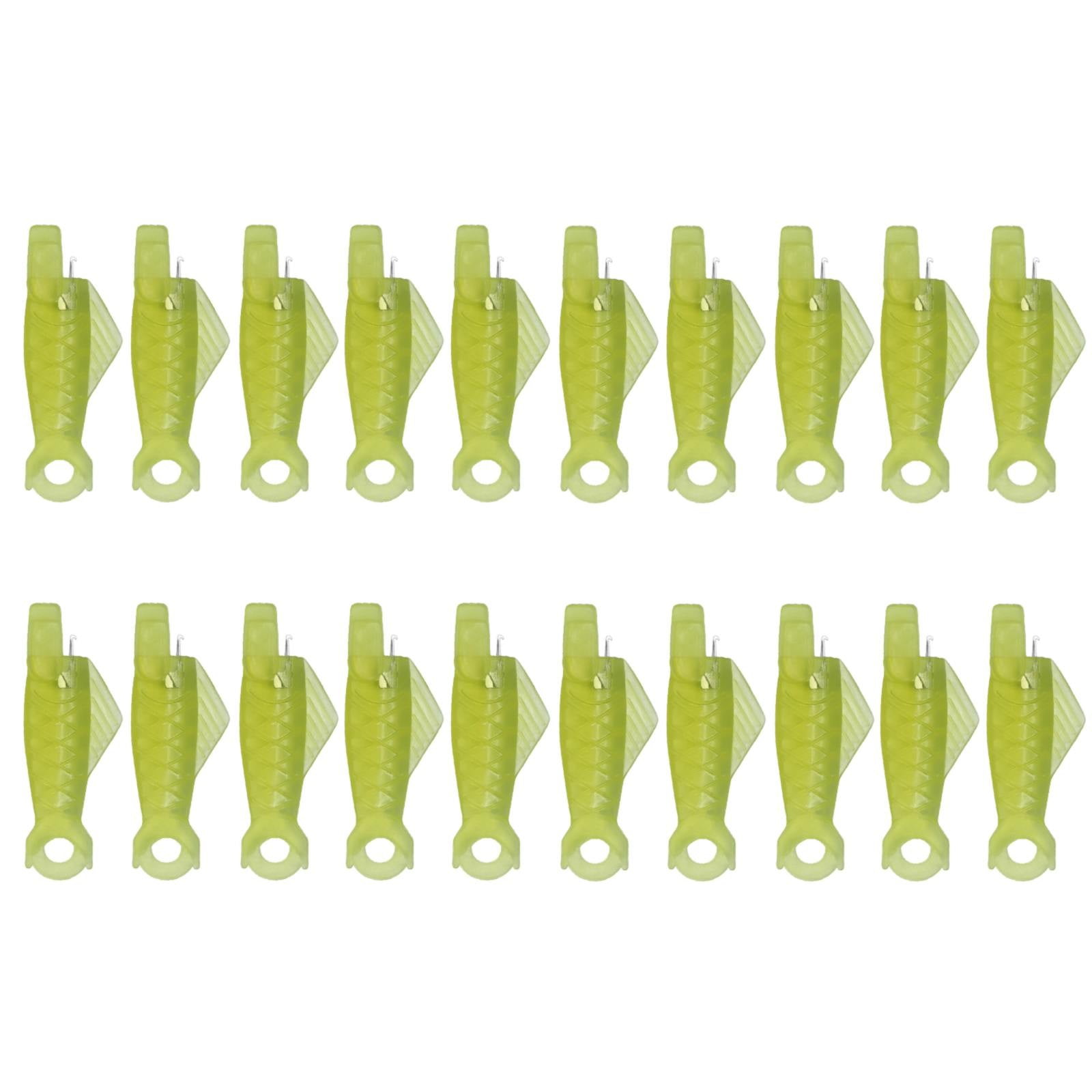 Fish Mouth Sewing Machine Needle Threader Upgraded Automatic Sewing Needle Threader,Simple Needle Threader Tool,Quick Sewing Machine Cycle Simple Needle Threader Tool(5 pcs-HotPink) 20 pcs-Yellow - Image 1