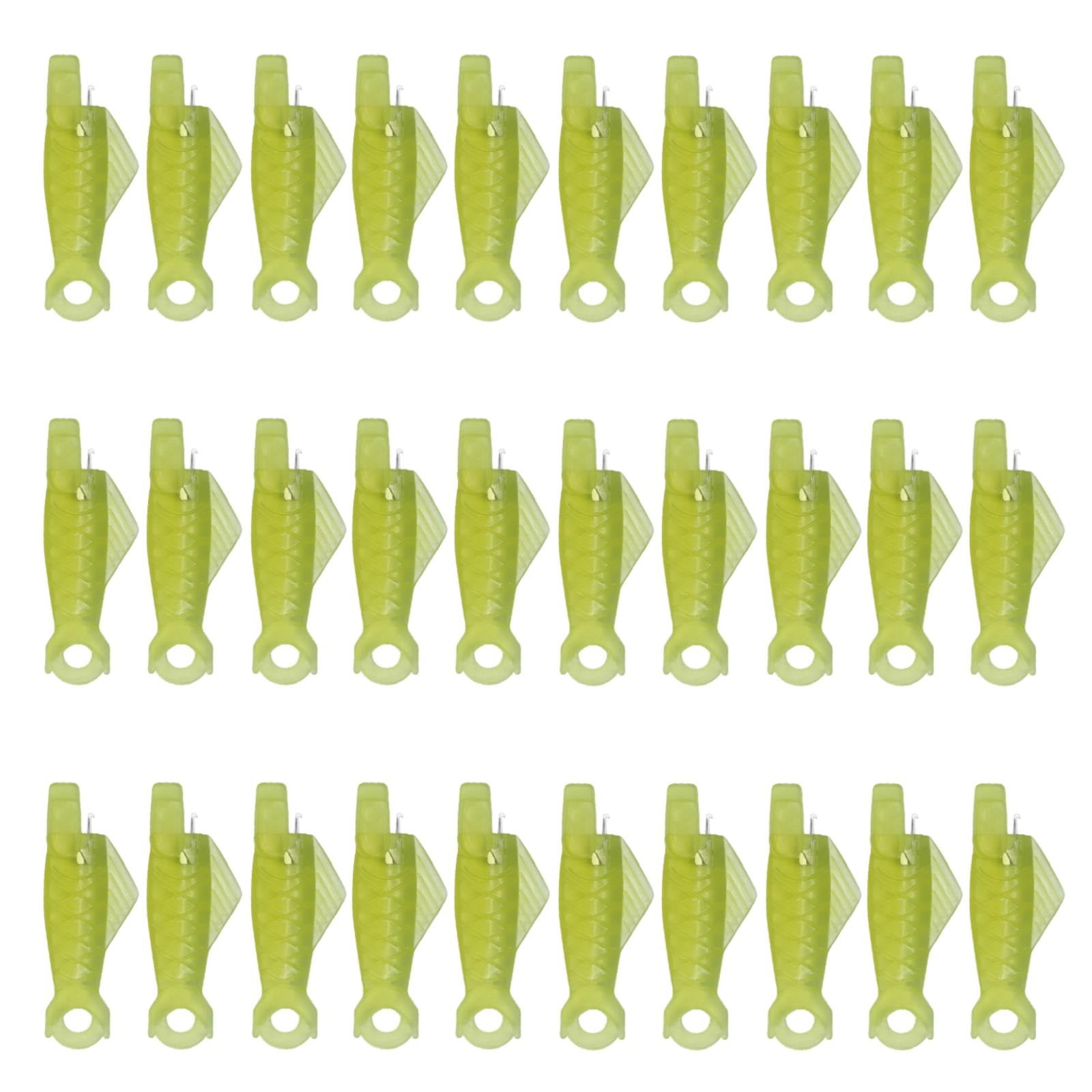 Fish Mouth Sewing Machine Needle Threader Upgraded Automatic Sewing Needle Threader,Simple Needle Threader Tool,Quick Sewing Machine Cycle Simple Needle Threader Tool(5 pcs-HotPink) 30 pcs-Yellow - Image 1