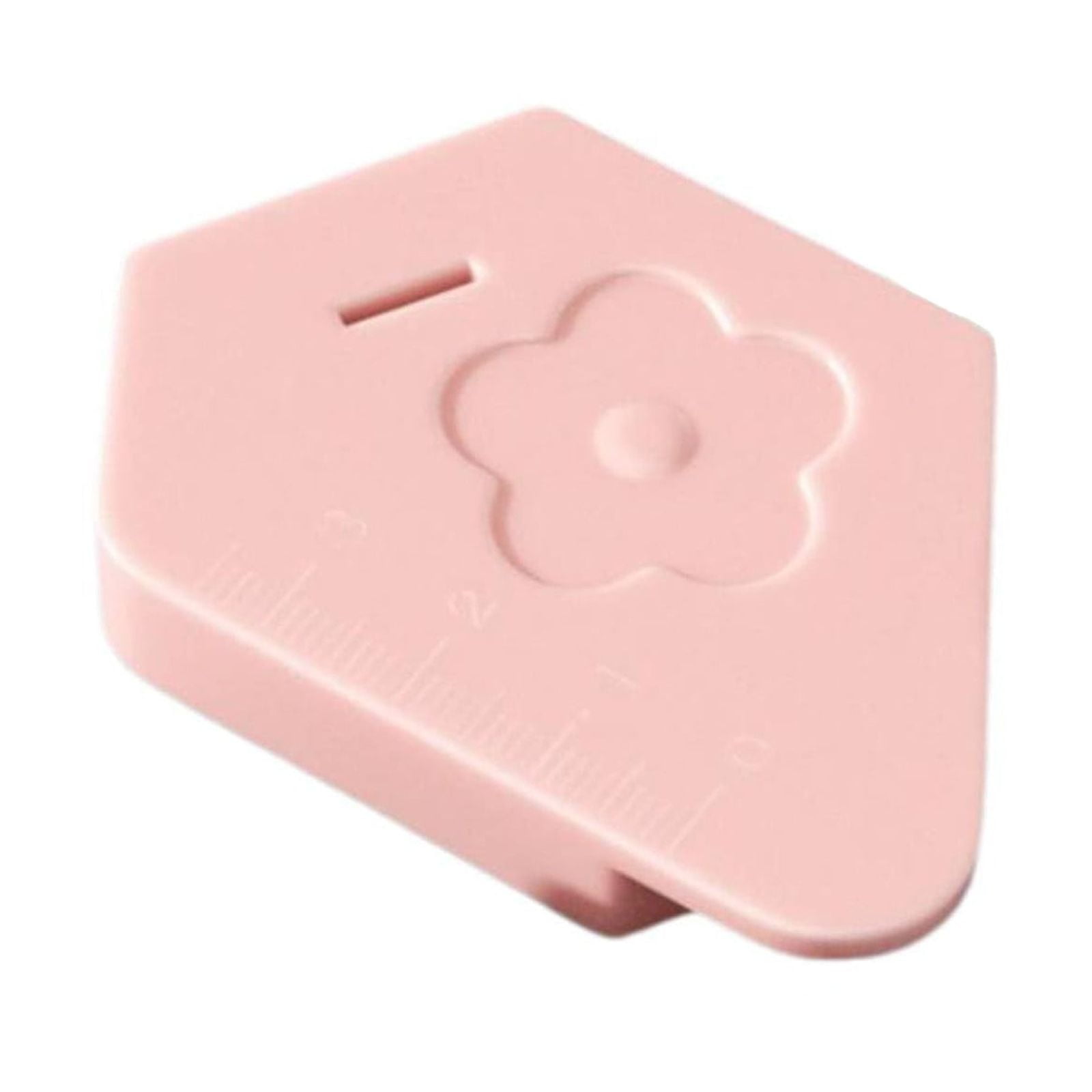 1Pcs Magnetic Seam Guide for Sewing Machine, Multifunctional Polygonal Hemmer Guide with Scale, Universal Sewing and Quilting Supplies Accessories Tools (Polygonal Seam Guide) (Orange) Pink - Image 1