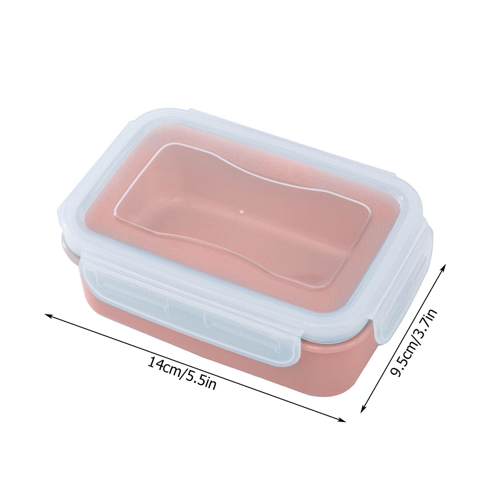 Plastic Meal Prep Containers with Lids, Food Storage Containers with Snap Locking Lids, Airtight Lunch Containers, Microwave, Oven, Freezer and Dishwasher (Red/1 Pcs) 5.5x3.7 5.5