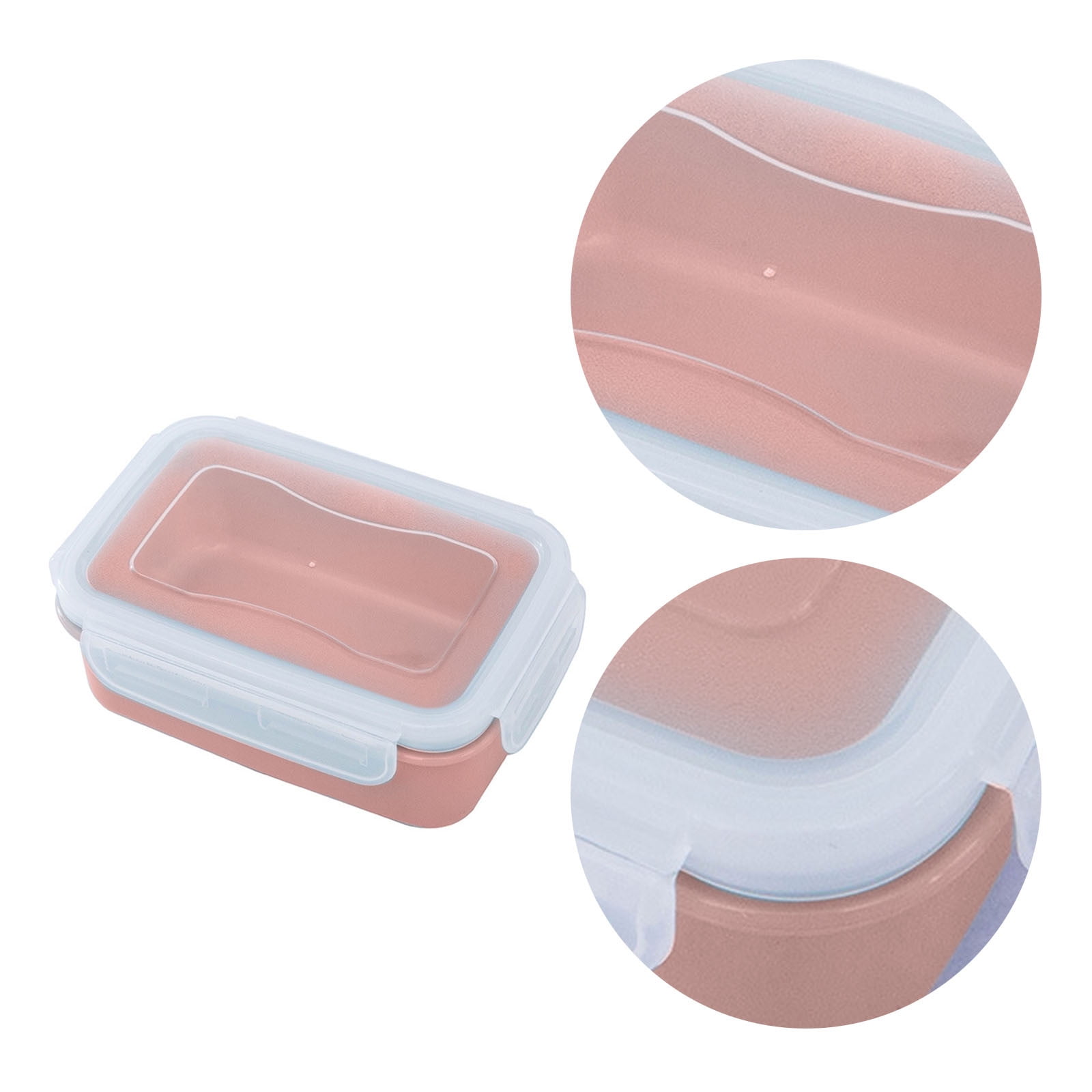 Plastic Meal Prep Containers with Lids, Food Storage Containers with Snap Locking Lids, Airtight Lunch Containers, Microwave, Oven, Freezer and Dishwasher (Red/1 Pcs) 5.5x3.7 5.5