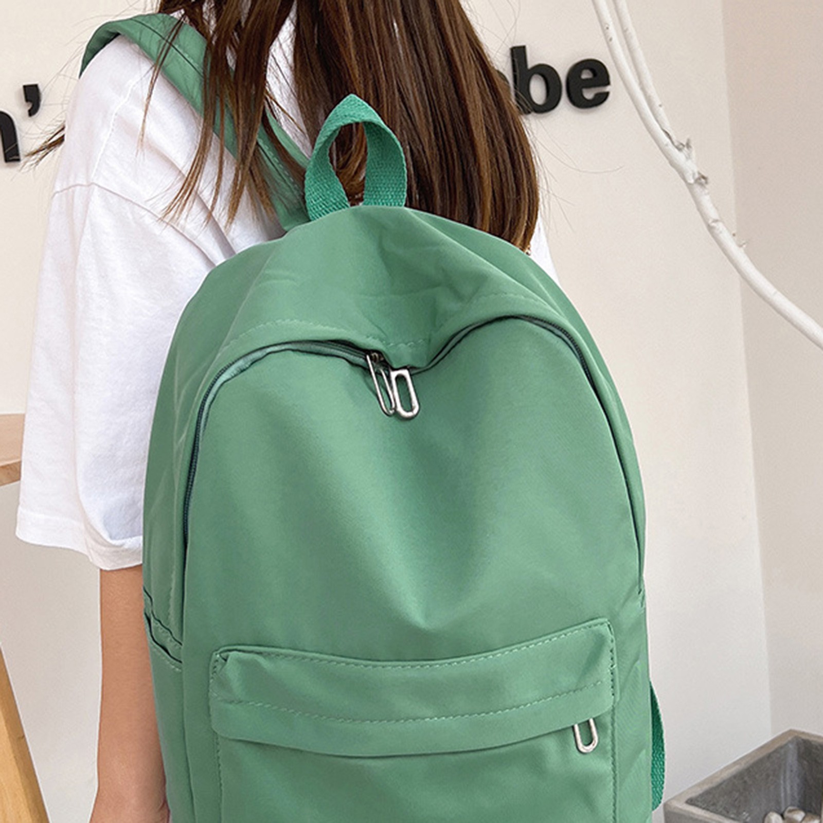 1 Pcs Travel Backpack,Cute Custom BookBag with Detachable Bear,Travel Backapck for Women/Men Casual Laptop Bookbag,Large Capacity Backpack for Birthday Gift,Christmas Gift,8.6x11 in(Green) Z2-Green - Image 6