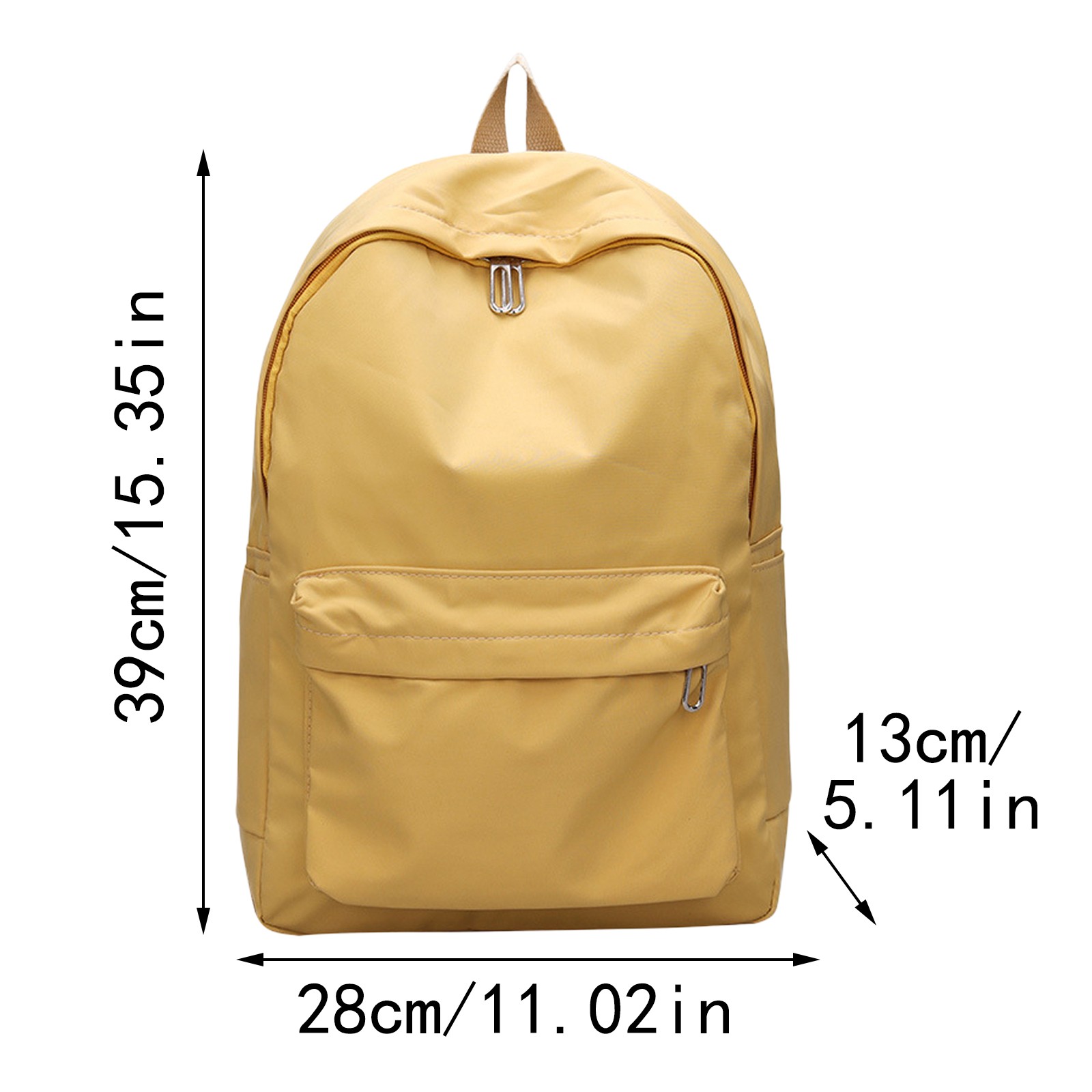 1 Pcs Travel Backpack,Cute Custom BookBag with Detachable Bear,Travel Backapck for Women/Men Casual Laptop Bookbag,Large Capacity Backpack for Birthday Gift,Christmas Gift,8.6x11 in(Green) Z2-Yellow - Image 3
