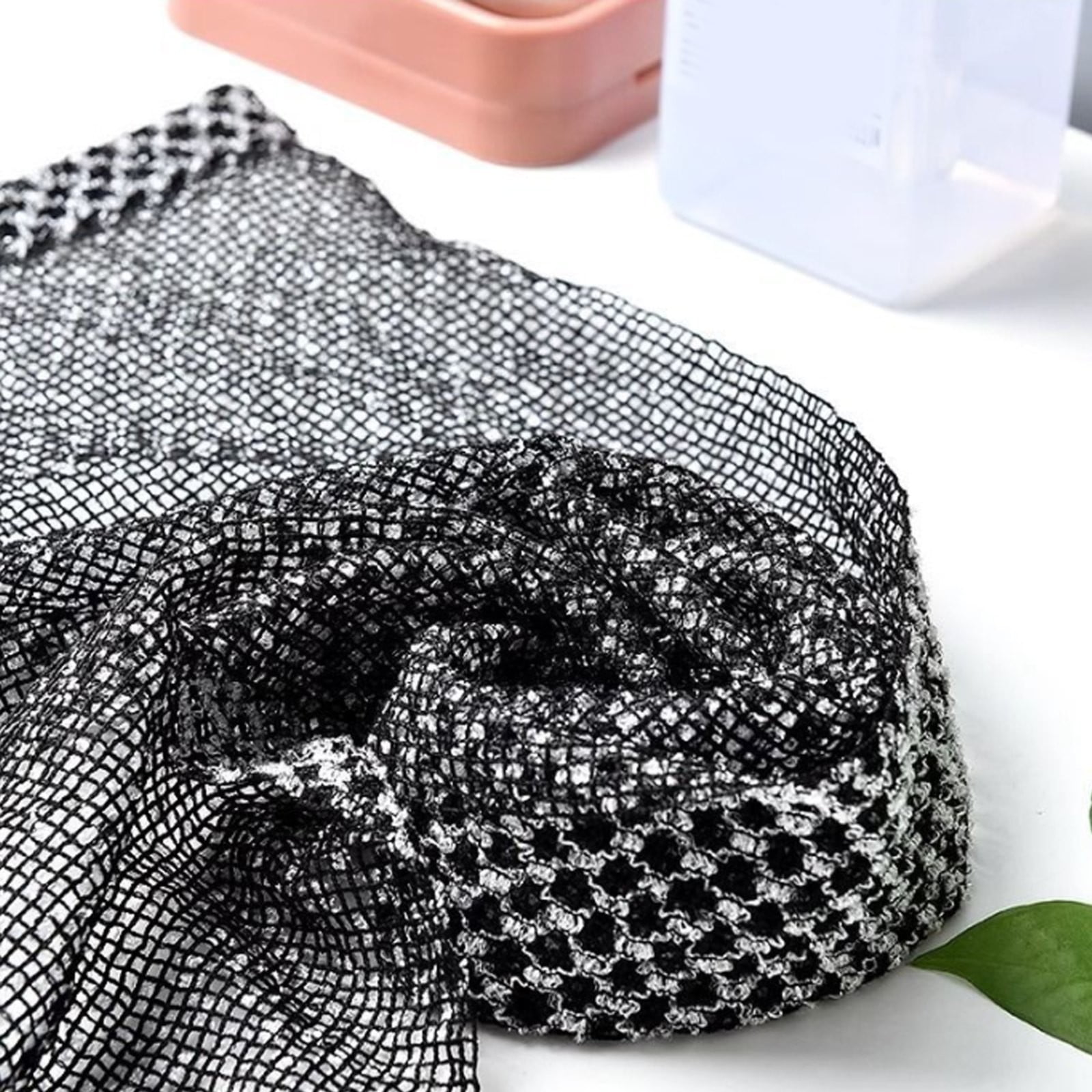 Exfoliating Washcloth Towel,Extra Rough Body & Back Scrubber for Use in Shower Bath, Long Exfoliating Body Scrubber, Exfoliator Shower Towel for Men Women, 39.37x9.84 39.37