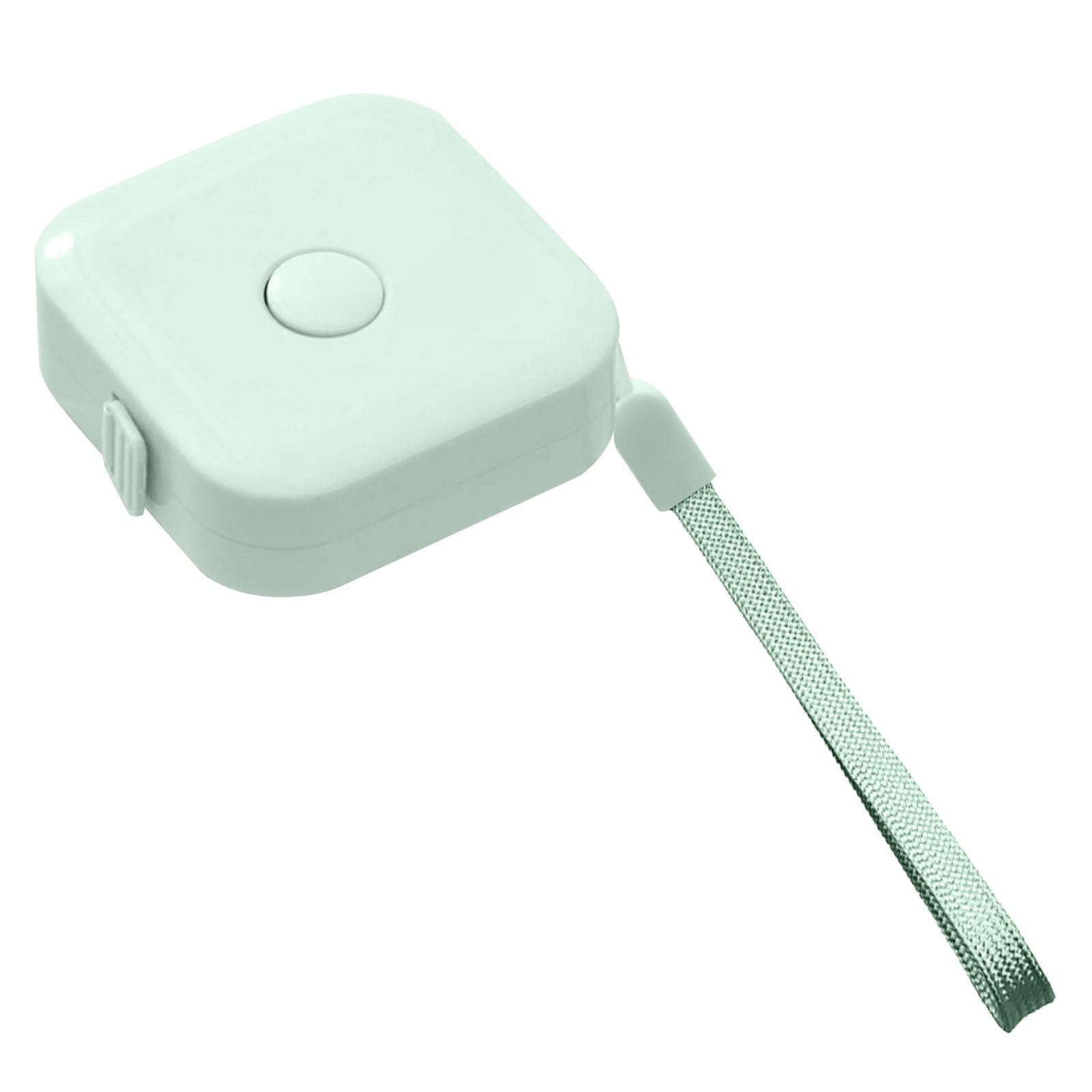 Soft Tape Measure Retractable Measuring for Body Fabric Sewing Tailor Cloth Knitting Craft,Weight Loss Measurements Retractable 60-inch 1.5 Meter,Small Push ButtonDouble Scales Rulers,Beige Green - Image 1
