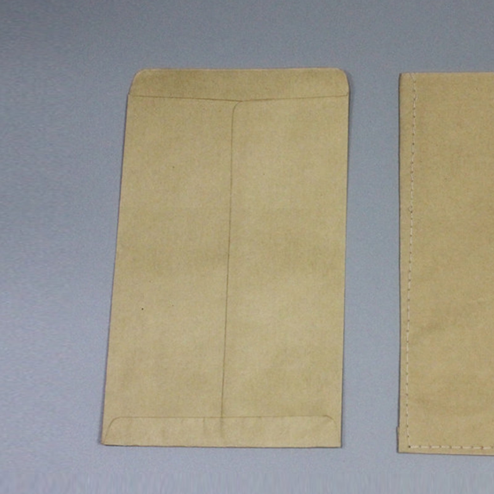 100 Pieces Seed Saving Envelopes Packets Resealable Self Adhesive Paper Envelopes,Kraft Paper Bags,Greaseproof Envelopes,for Flower Vegetable Seeds Storage,Snack, Cookie,Popcorn(Yellow) Yellow - Image 3