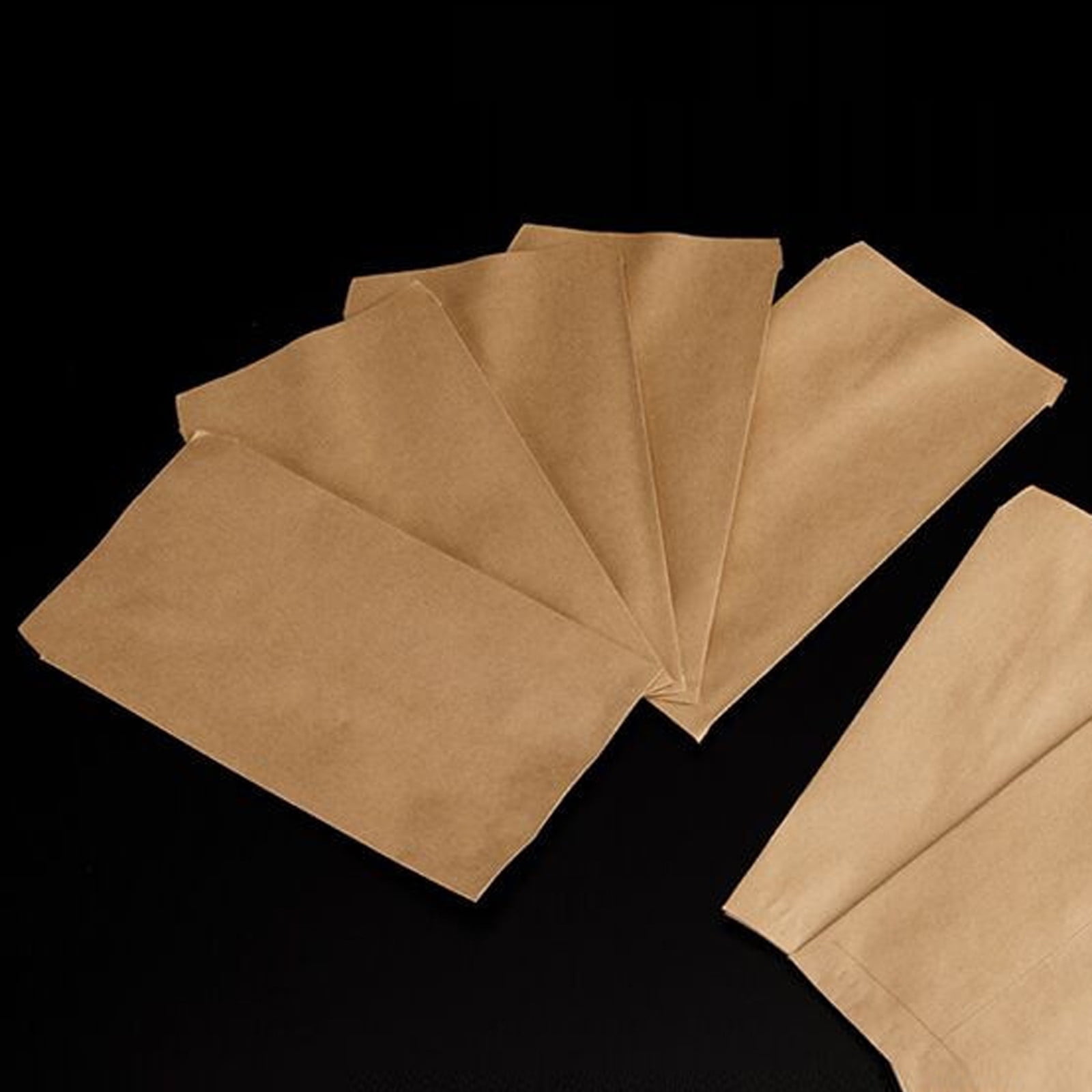 100 Pieces Seed Saving Envelopes Packets Resealable Self Adhesive Paper Envelopes,Kraft Paper Bags,Greaseproof Envelopes,for Flower Vegetable Seeds Storage,Snack, Cookie,Popcorn(Yellow) Yellow - Image 7