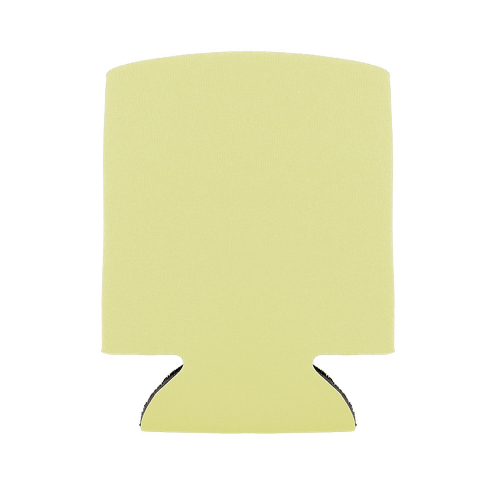 1 Pcs Blank Beer Can Coolers Sleeves,Can Covers Beer Keeps Beer Cold and Hands Warm,Bottle Sleeves Coolers Holder Non-slip nylon Can Coolier Sleeves,Open Bottom,2.75x5.11 in(Pink2) Z1-Light Yellow - Image 1
