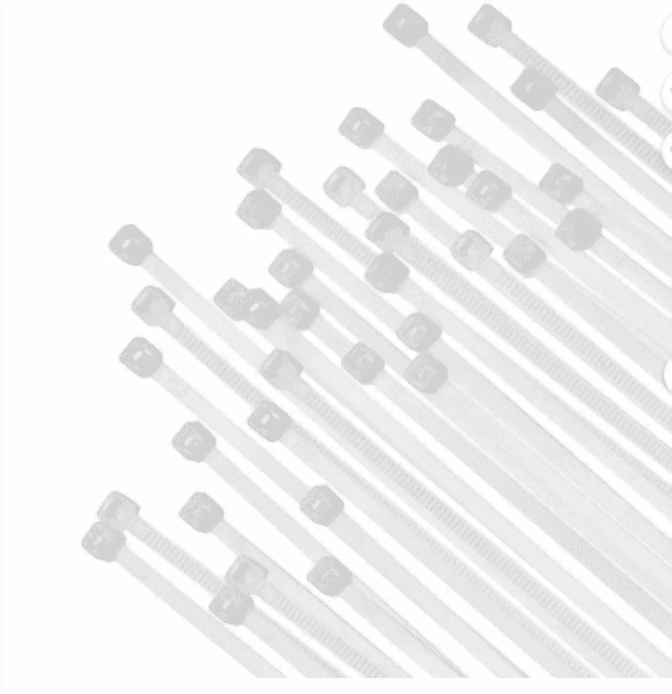 Cable Zip Ties,100 Pack White One Sizes 12 Inch Length,Nylon Universal Cable Tie,Multi-Purpose Self-Locking Nylon Cable Cord Management ,Heavy Duty Durable Adjustable Plastic Wire Ties for Home White - Image 5