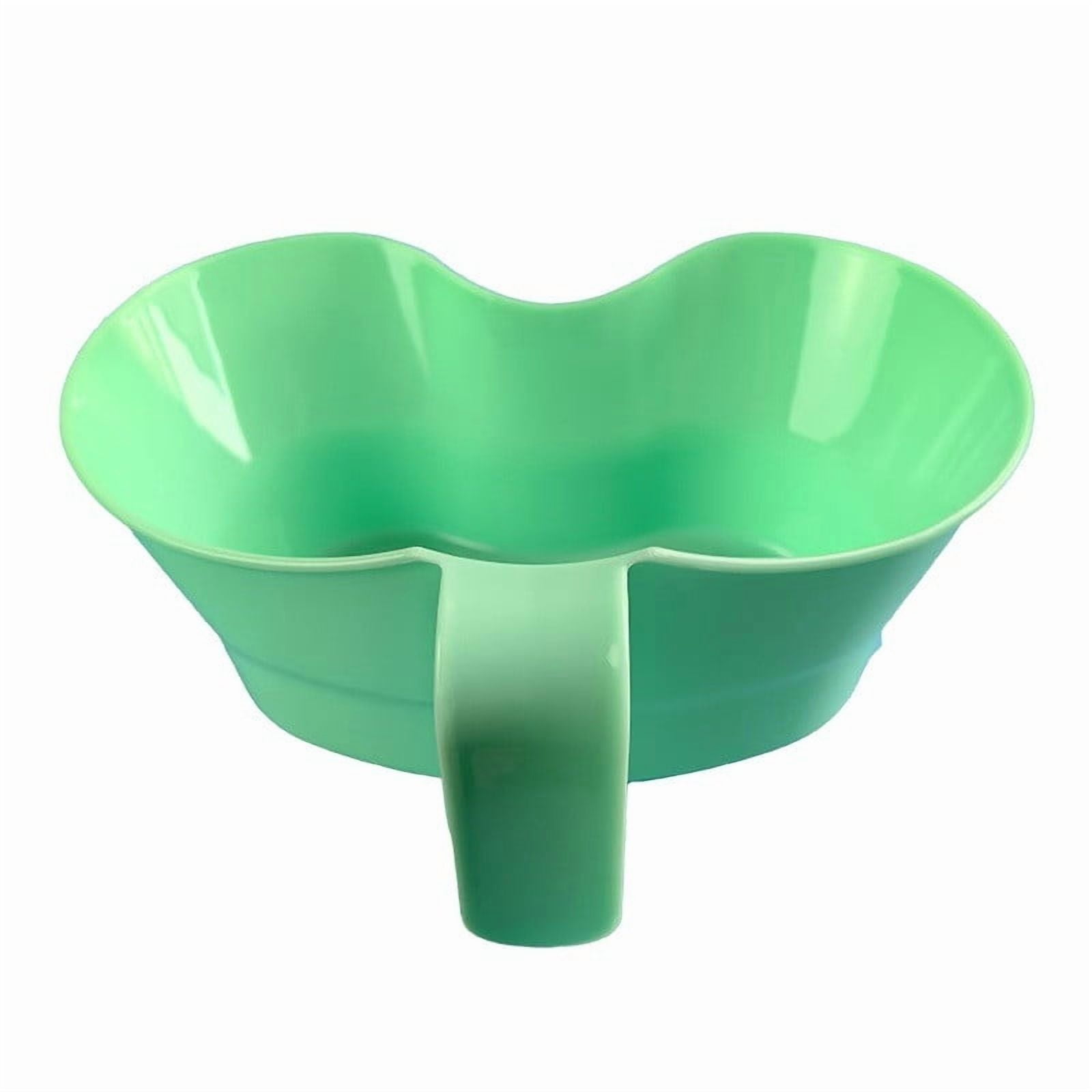 Plastic Basin Emesis Basin, 900ml Spit Cup, Plastic Bowl, Large Opening Puke Bucket with Hanging Handle for Elderly Bedridden Patients and Teeth Cleaning - Image 2