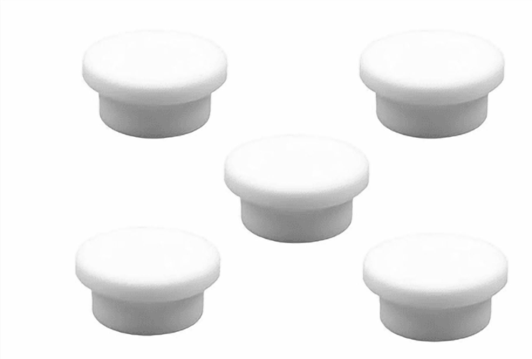 Sink Overflow Hole Cover for Kitchen Sink Hole, Overflow Cap for Bathroom Sink Basin Trim Overflow Cover Insert in Hole Round Caps, 5 Pcs, 0.94 Inches 0.94