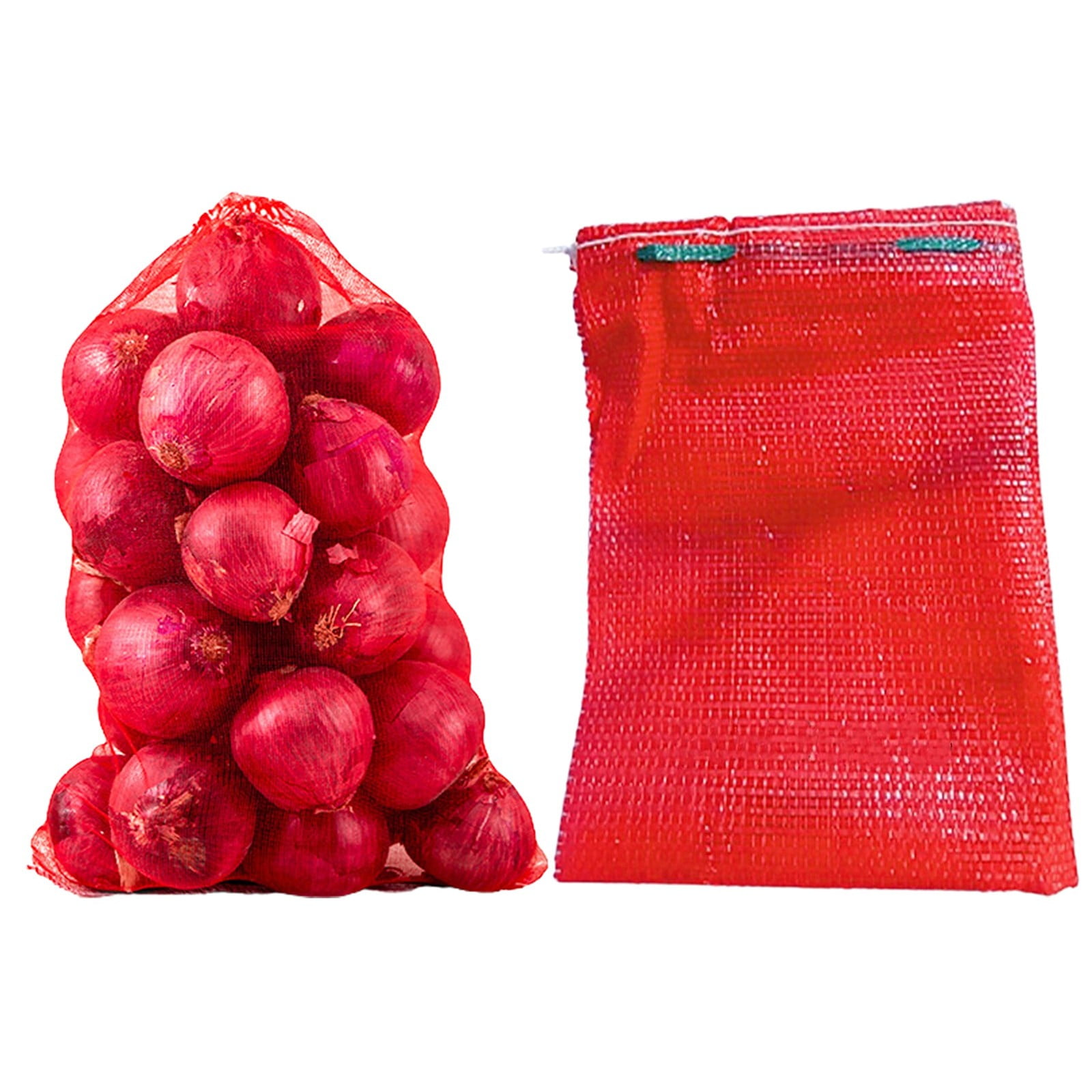 Mesh Produce Bags, 10 lbs Reusable Onion Sacks Vegetable Storage Bags Washable Net Bag, 10.63” x 18.5” for Onion Potato Firewood Crawfish, 1 Pcs 10.63
