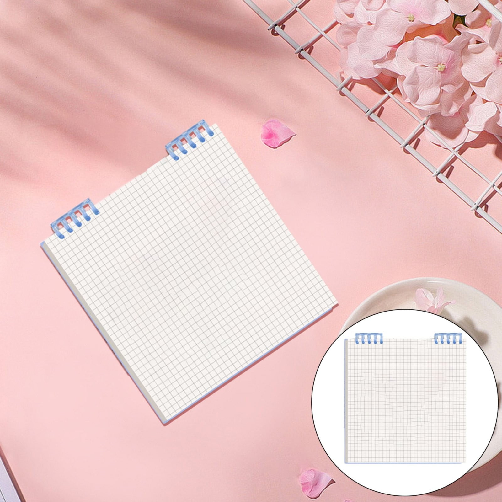 Sketch Book Sketchpad,Journal Memo Notebook Notepads Grids Notebook Writing Notebook for Sketching Scribbling Notebook Journal Refillable Notebooks,Top Spiral Bound Sketch Pad,7.87x7.56