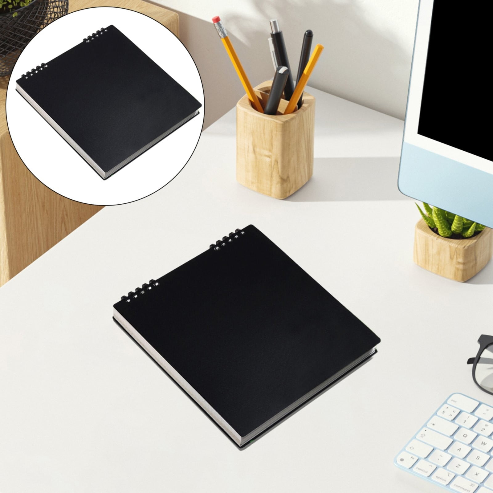 Sketch Book Sketchpad,Journal Memo Notebook Notepads Grids Notebook Writing Notebook for Sketching Scribbling Notebook Journal Refillable Notebooks,Top Spiral Bound Sketch Pad,7.87x7.56