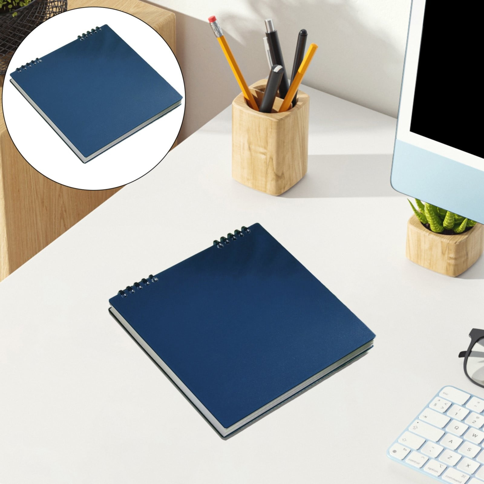 Sketch Book Sketchpad,Journal Memo Notebook Notepads Grids Notebook Writing Notebook for Sketching Scribbling Notebook Journal Refillable Notebooks,Top Spiral Bound Sketch Pad,7.87x7.56