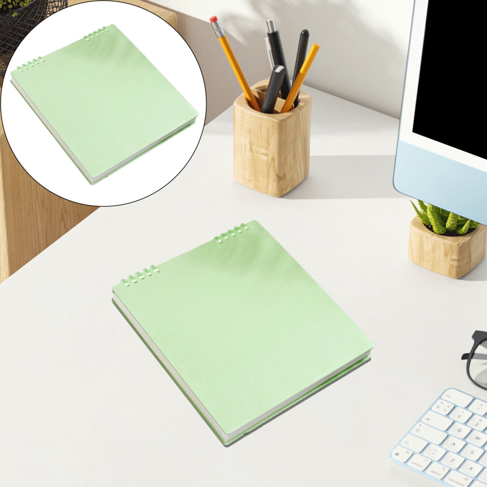 Sketch Book Sketchpad,Journal Memo Notebook Notepads Grids Notebook Writing Notebook for Sketching Scribbling Notebook Journal Refillable Notebooks,Top Spiral Bound Sketch Pad,7.87x7.56