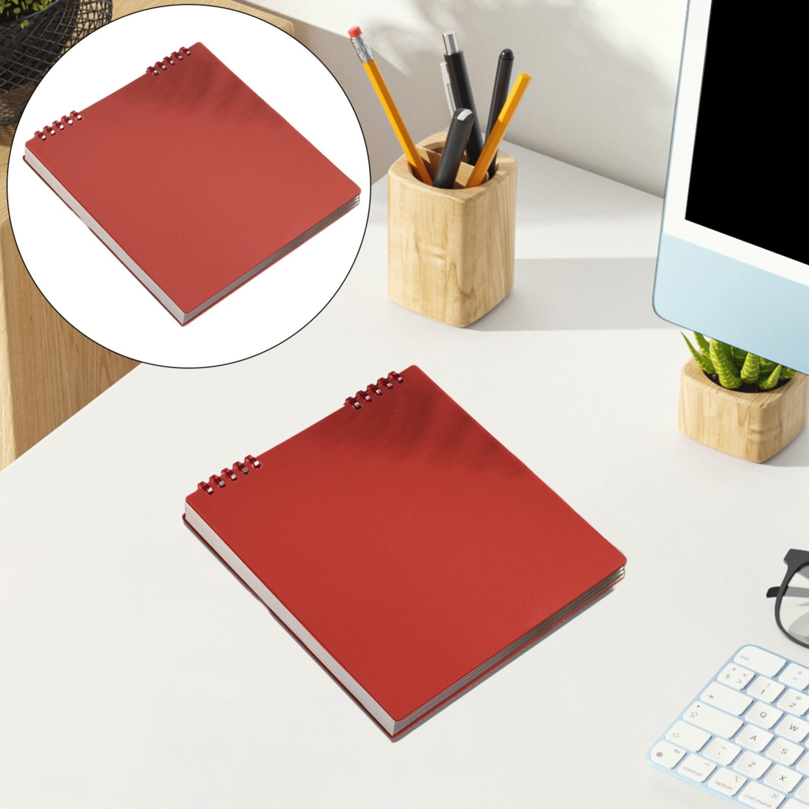Sketch Book Sketchpad,Journal Memo Notebook Notepads Grids Notebook Writing Notebook for Sketching Scribbling Notebook Journal Refillable Notebooks,Top Spiral Bound Sketch Pad,7.87x7.56