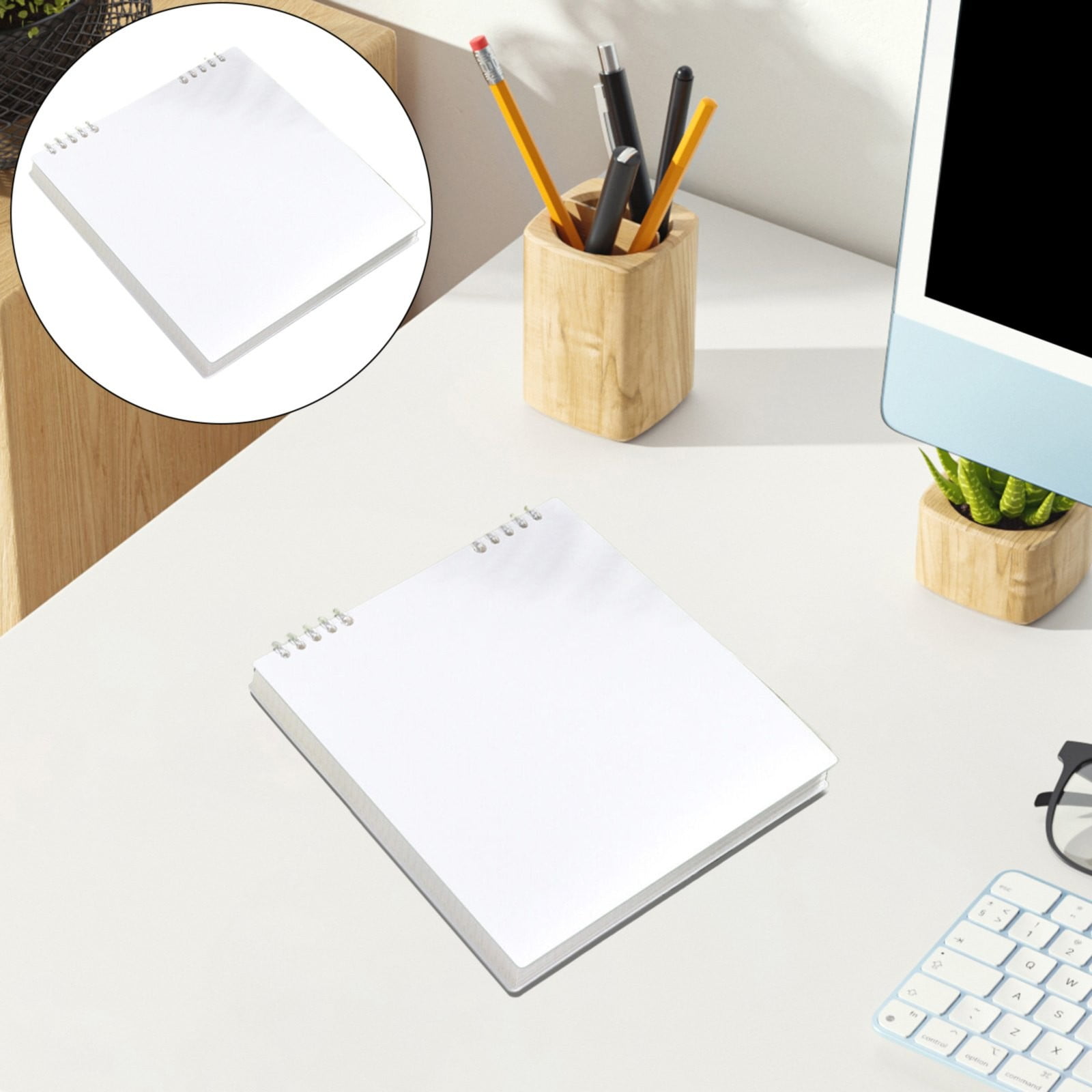 Sketch Book Sketchpad,Journal Memo Notebook Notepads Grids Notebook Writing Notebook for Sketching Scribbling Notebook Journal Refillable Notebooks,Top Spiral Bound Sketch Pad,7.87x7.56
