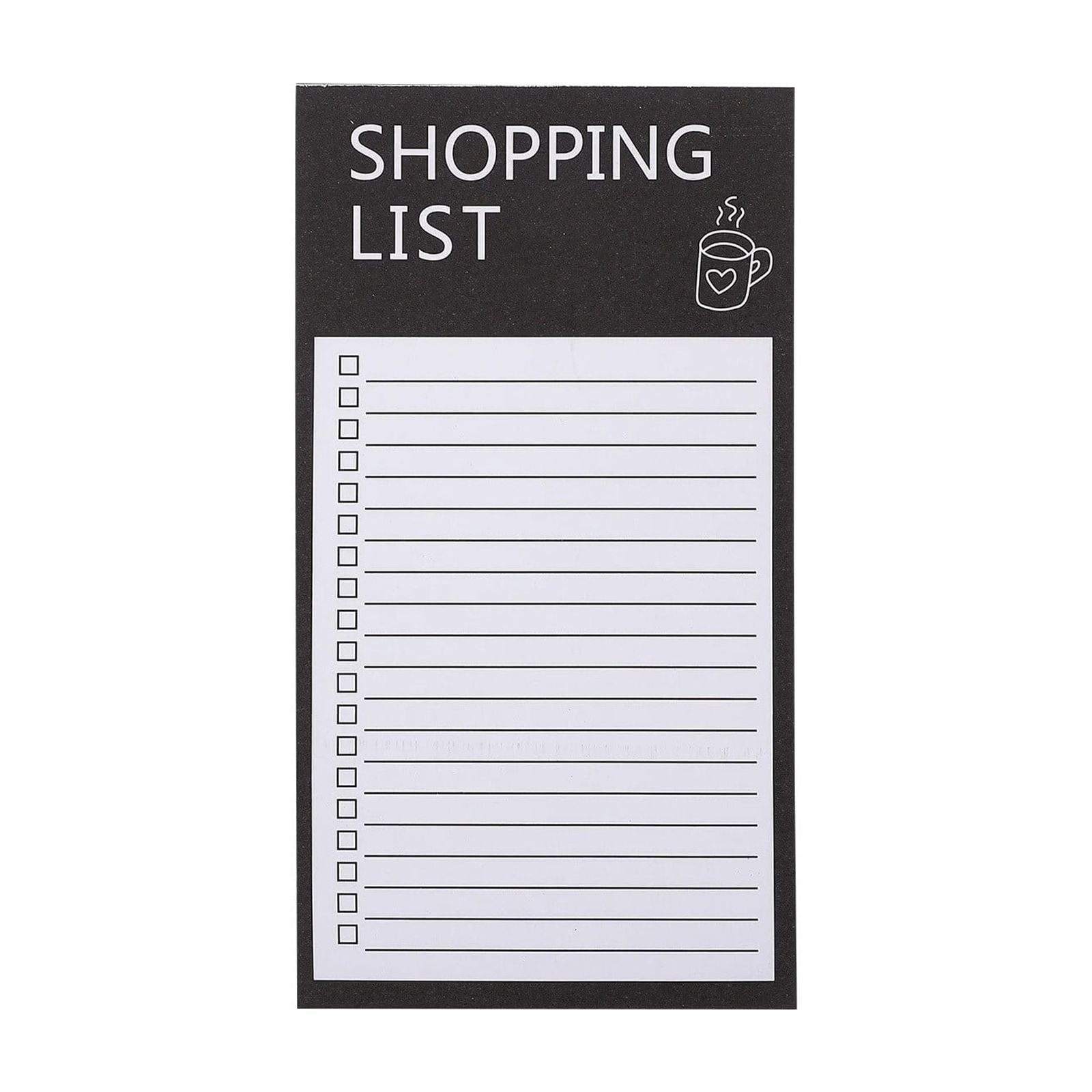 Magnetic Notepads for Fridge, Big Notepads for Shopping List,Reminders -Strong Magnetic Back- Memo Pads,Full Magnet Back Design Notepad for Shopping Lists,2.95x5.51