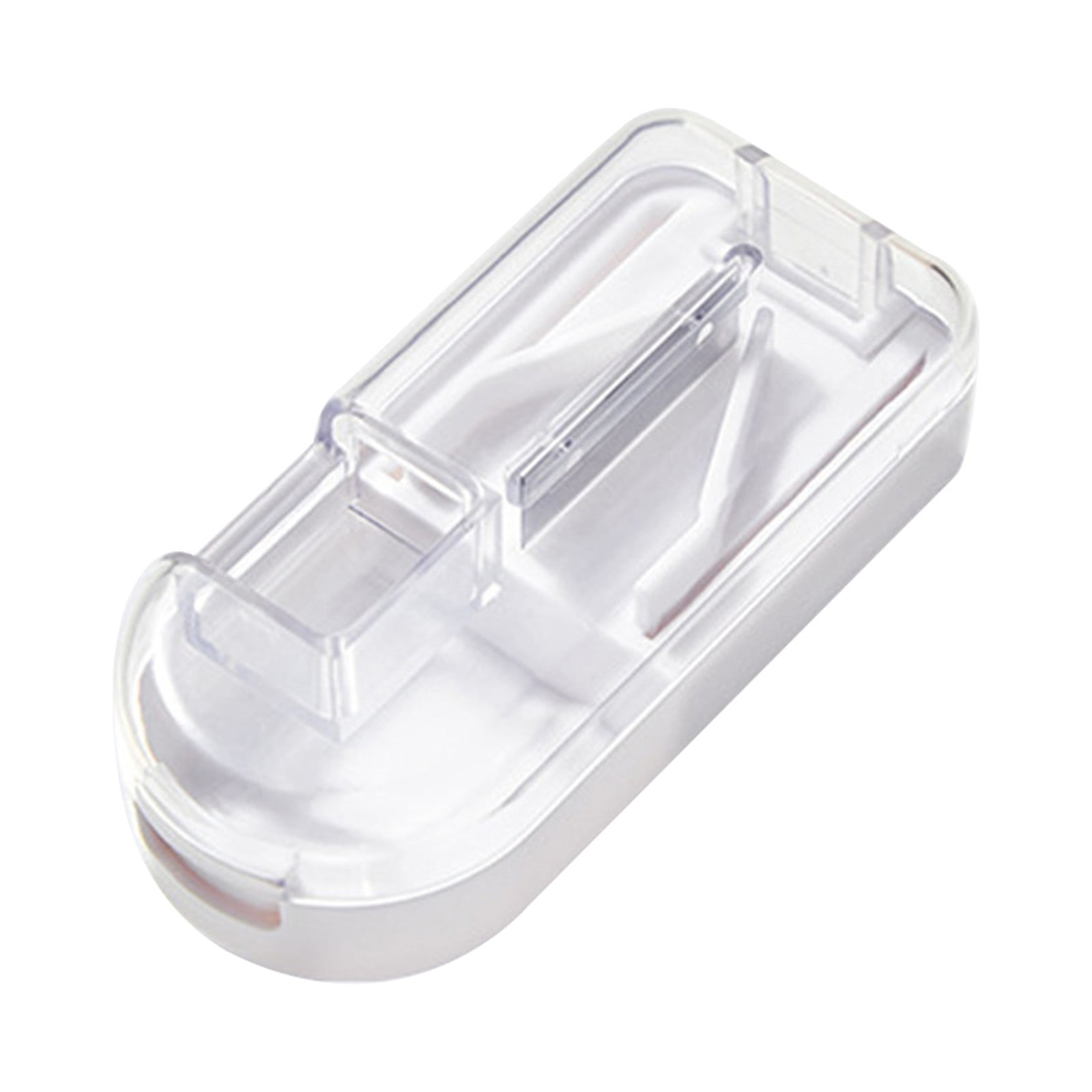 3-in-1 Pill Crusher and Pill Cutter with Storage Compartment for Tablets, Pill Grinder Fine Powder, Pill Cutter Splitter for Small or Large Pills, 1.57x2.36 3.23