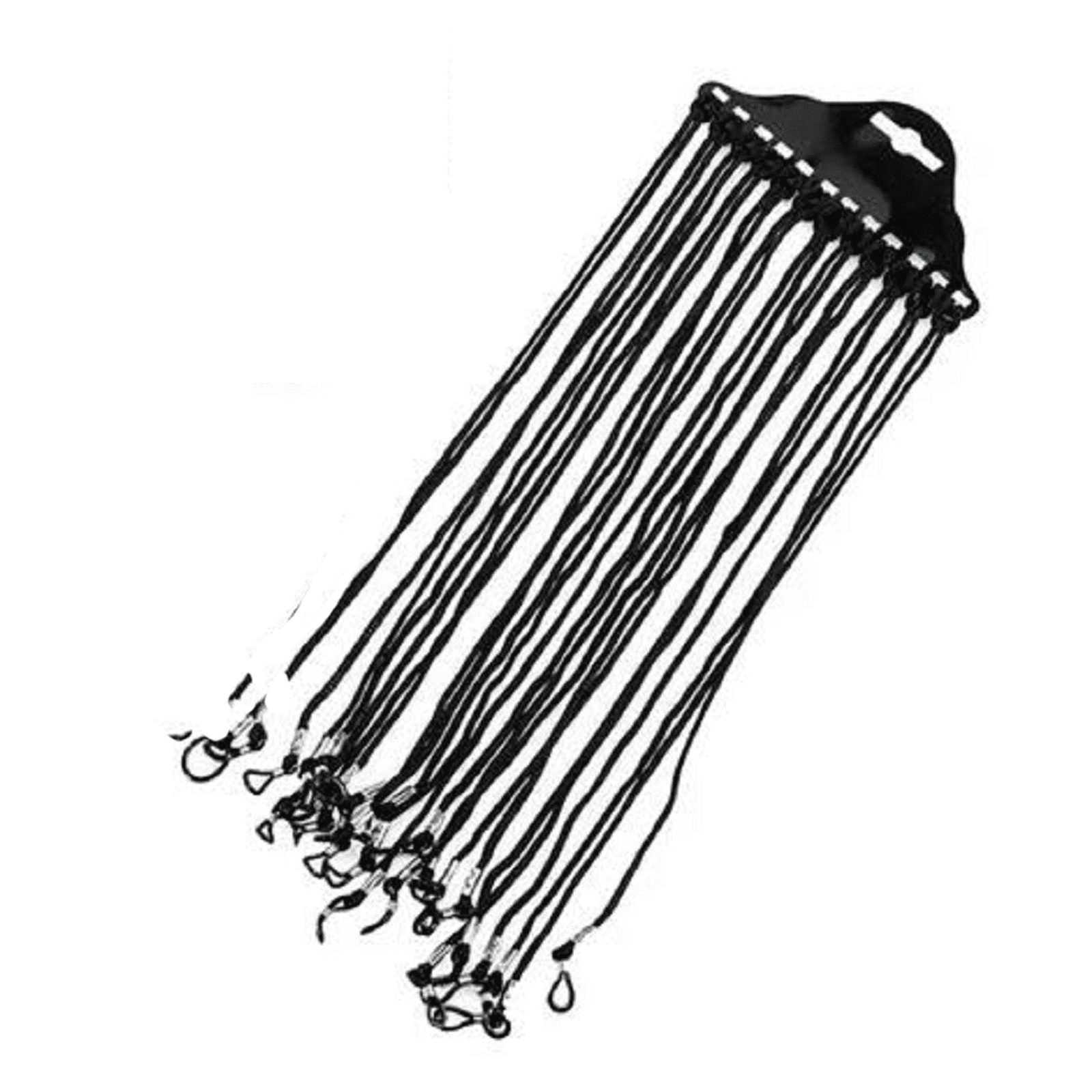 Glasses Strap 12 pcs,Eyeglasses Strap Holder,Eye Glasses String Holder, Glasses Neck Lanyard Cord,Strap Holders Glasses Straps Non Slip Eyewear Retainers Eyeglasses Chain Necklace,Colorful Black - Image 1