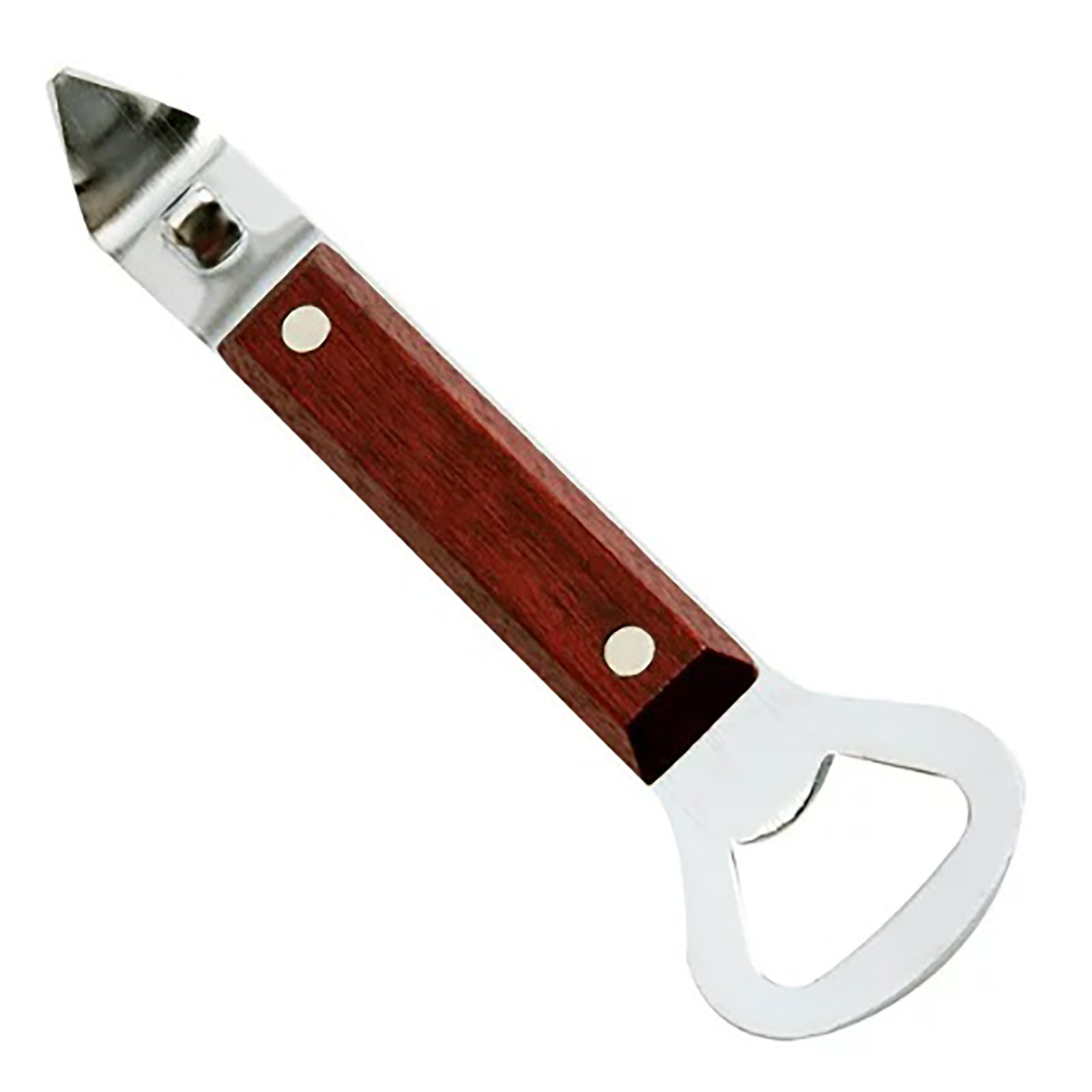 Can Punch Bottle Opener, Heavy Duty Bottle Punch Can Opener, Manual Stainless Steel Can Opener, 2 in 1 Multifunctional Can Open Tool, 6.10x1.57 6.10