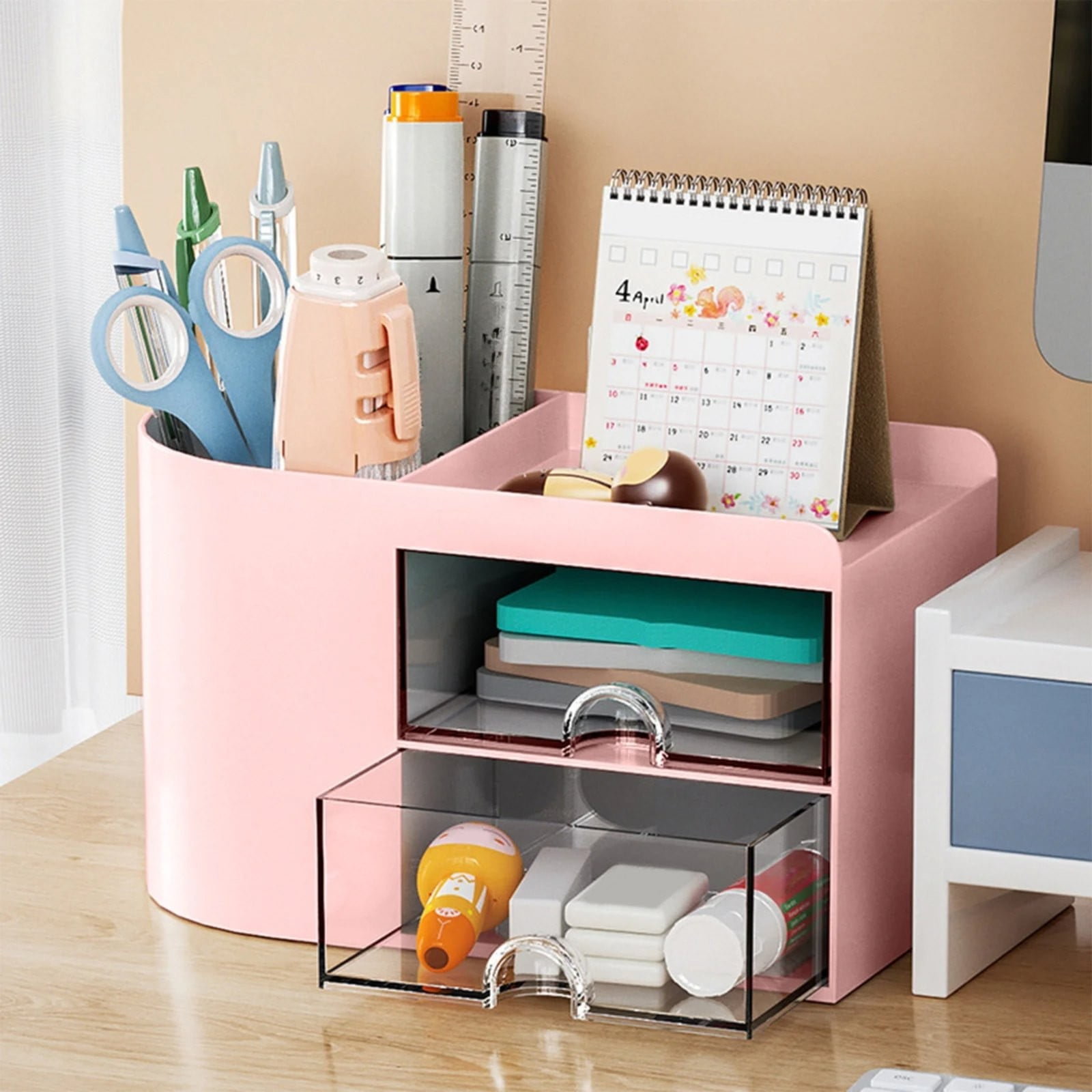 Rectangular Empty torage Box, Plastic Pencil Case, Clear Storage Container for Pencil,Crayon,Sticker,Cosmetics, 1 Pcs, 5.24x2.44x0.98 7.08
