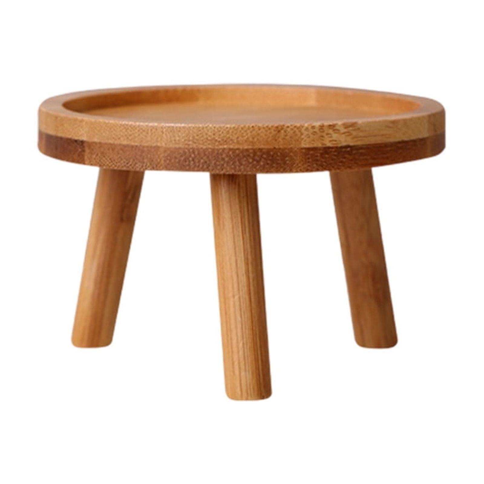 Wood Plant Stands Indoor,Mid-Century Modern Single Plant Stand for 3-12 Inch Pots,Tall Plant Stool for Large Plants,Perfect for Living Room,Balcony,and Office Beige - Image 1