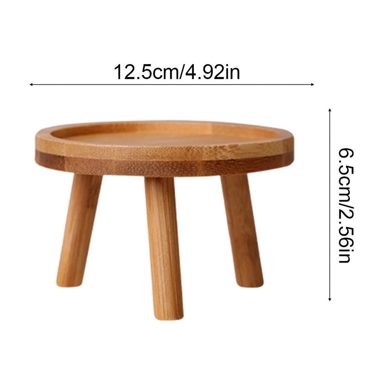Wood Plant Stands Indoor,Mid-Century Modern Single Plant Stand for 3-12 Inch Pots,Tall Plant Stool for Large Plants,Perfect for Living Room,Balcony,and Office Beige - Image 6