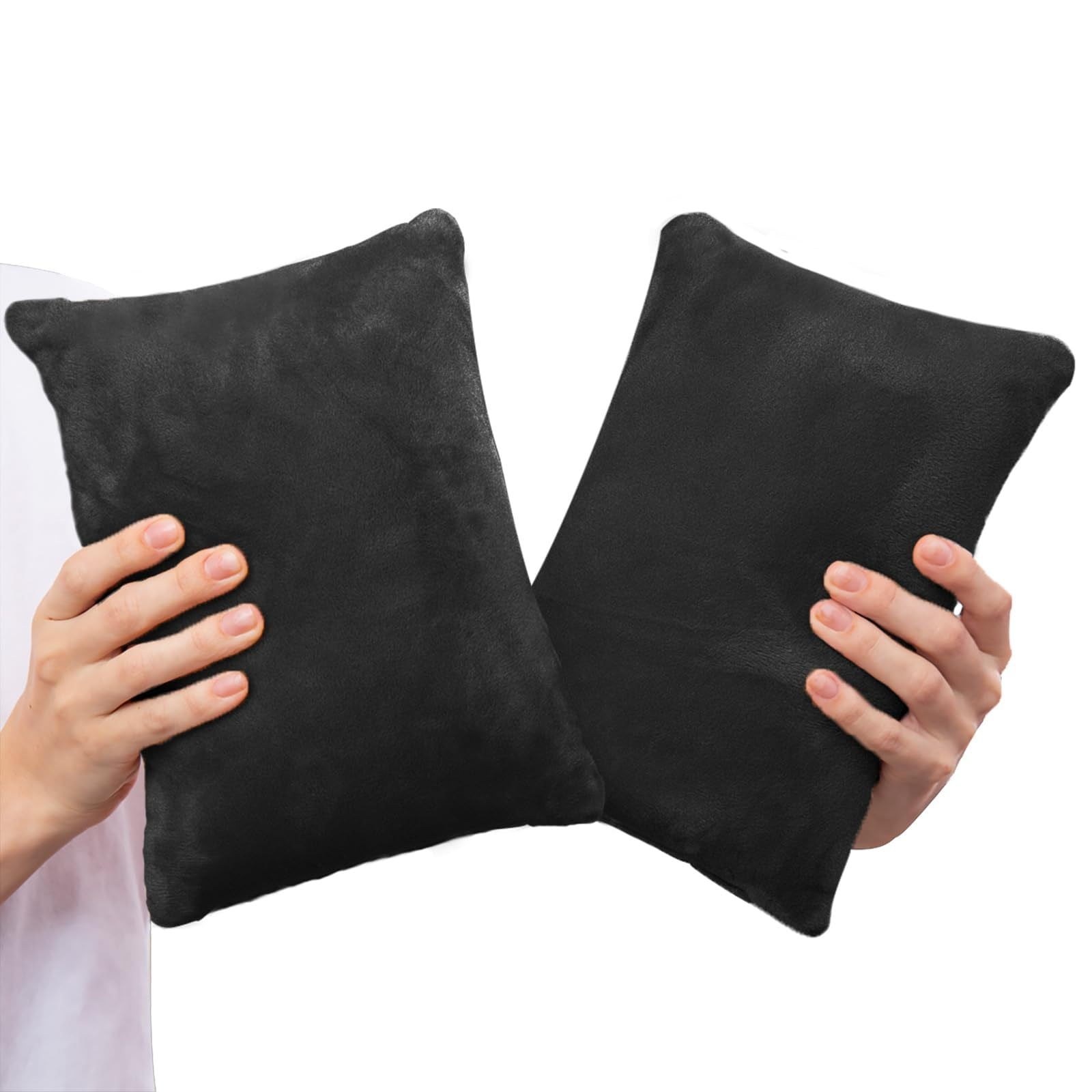 2 Pack Small Pillow, Cooling Memory Foam Mini Pillow 11 X 7 Inches for Sleeping, Travel, Nap and Neck, Knee, Lumbar Support, Tiny Pillow Cushion for Pet, Dogs 11