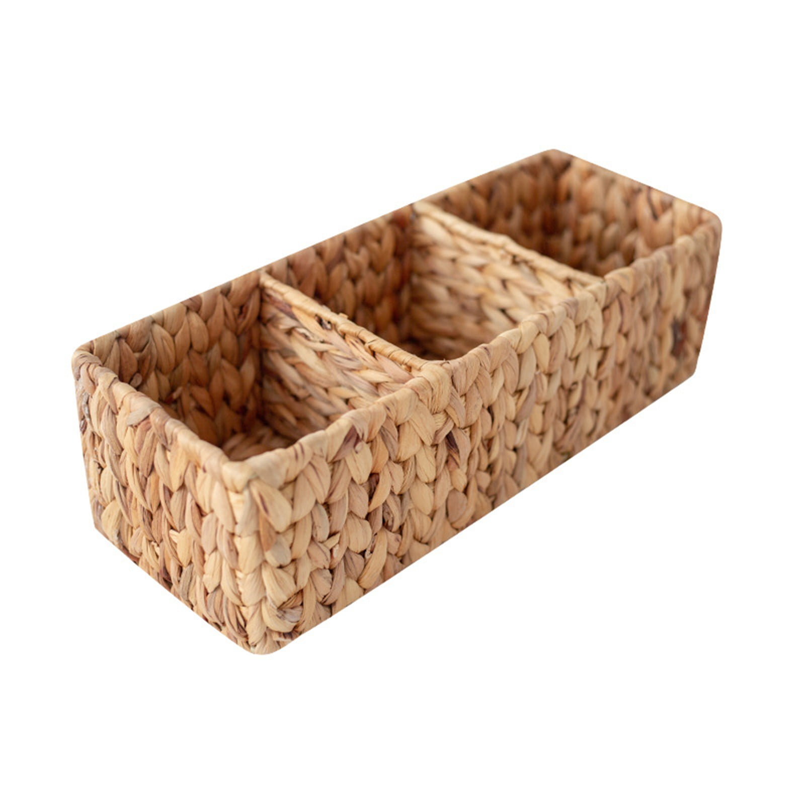 Cotton Woven Basket with PU Leather Handle, Clothes Toys Candy Gifts Cotton Rope Organizer, Living Room Basket Bathroom Shower Storage Laundry Basket, Dog Cat Bed, Fall Basket, 11.02x8.66x4.33 16.93