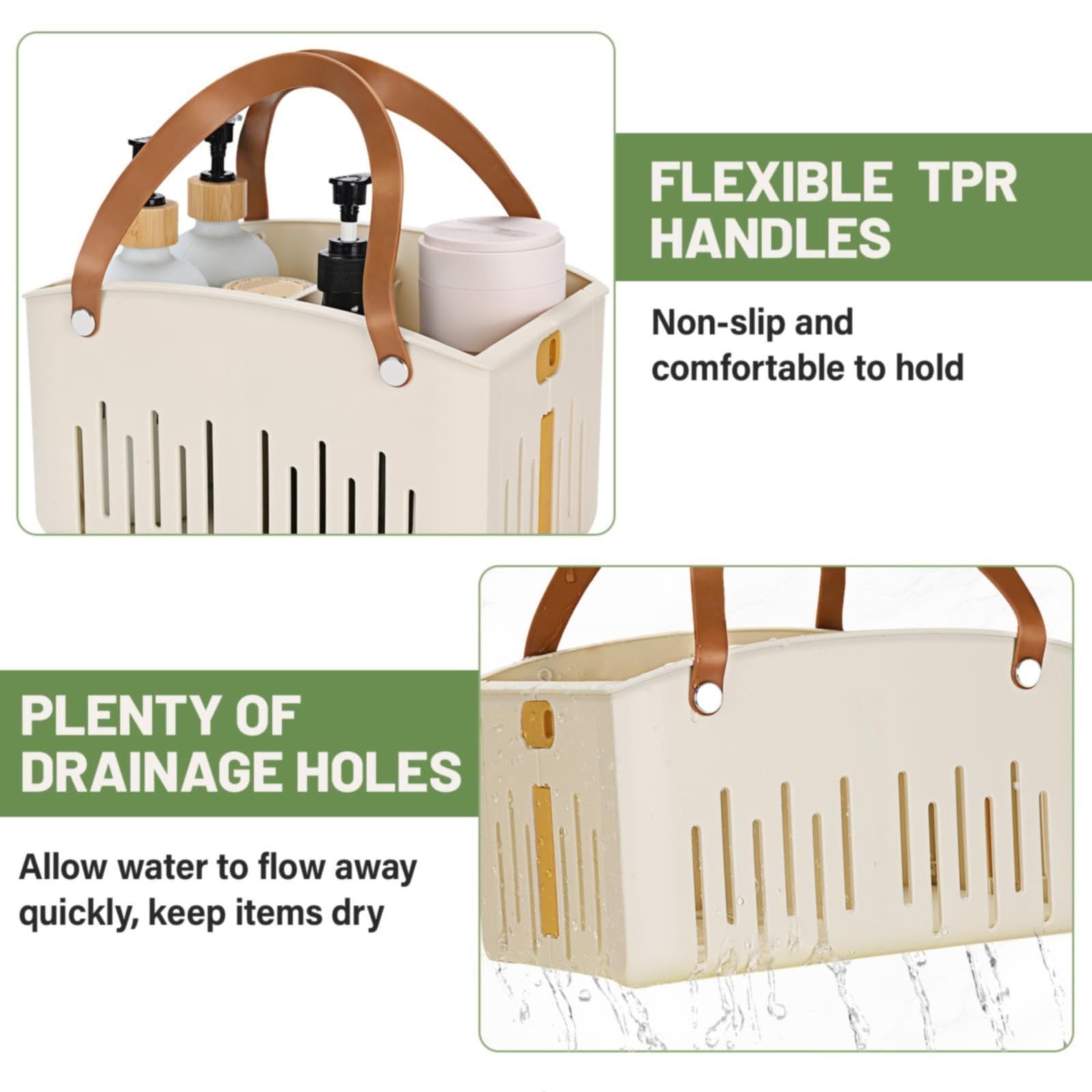 Cotton Woven Basket with PU Leather Handle, Clothes Toys Candy Gifts Cotton Rope Organizer, Living Room Basket Bathroom Shower Storage Laundry Basket, Dog Cat Bed, Fall Basket, 11.02x8.66x4.33 12.59