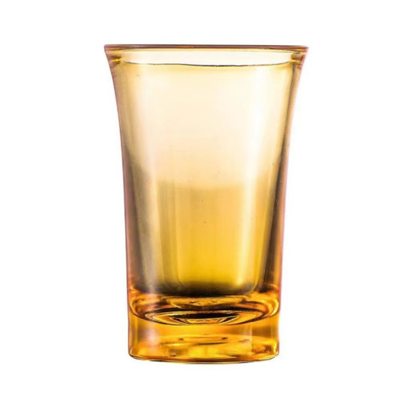 1 Pack Heavy Base Multicolor Shot Glasses Set, 1.2 oz Colorful Shot Bulk, Clear Shot Glass, Tequila Cups Small Glass, Shot Glasses for Whiskey, Tequila, Vodka, Spirits & Liquors(Blue,1.7x1.7x2.6