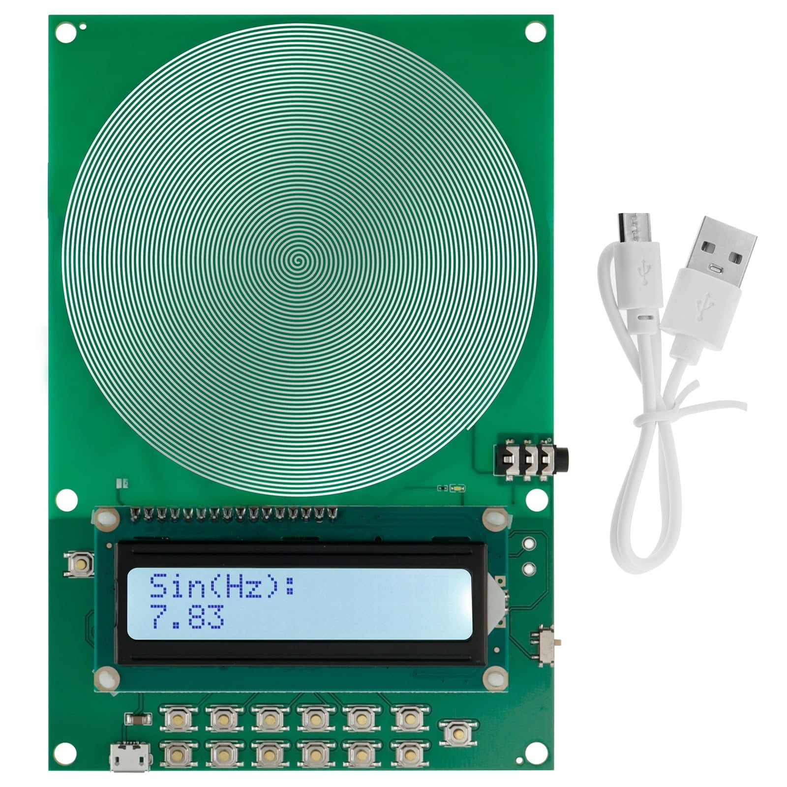 Schumann Waves Resonance Generator,Adjustable Frequency Range,Portable EMF Neutralizer for Meditation,Sleep,and Relaxation,USB-Powered Design for Home,Yoga,or Office Environment. A - Image 2
