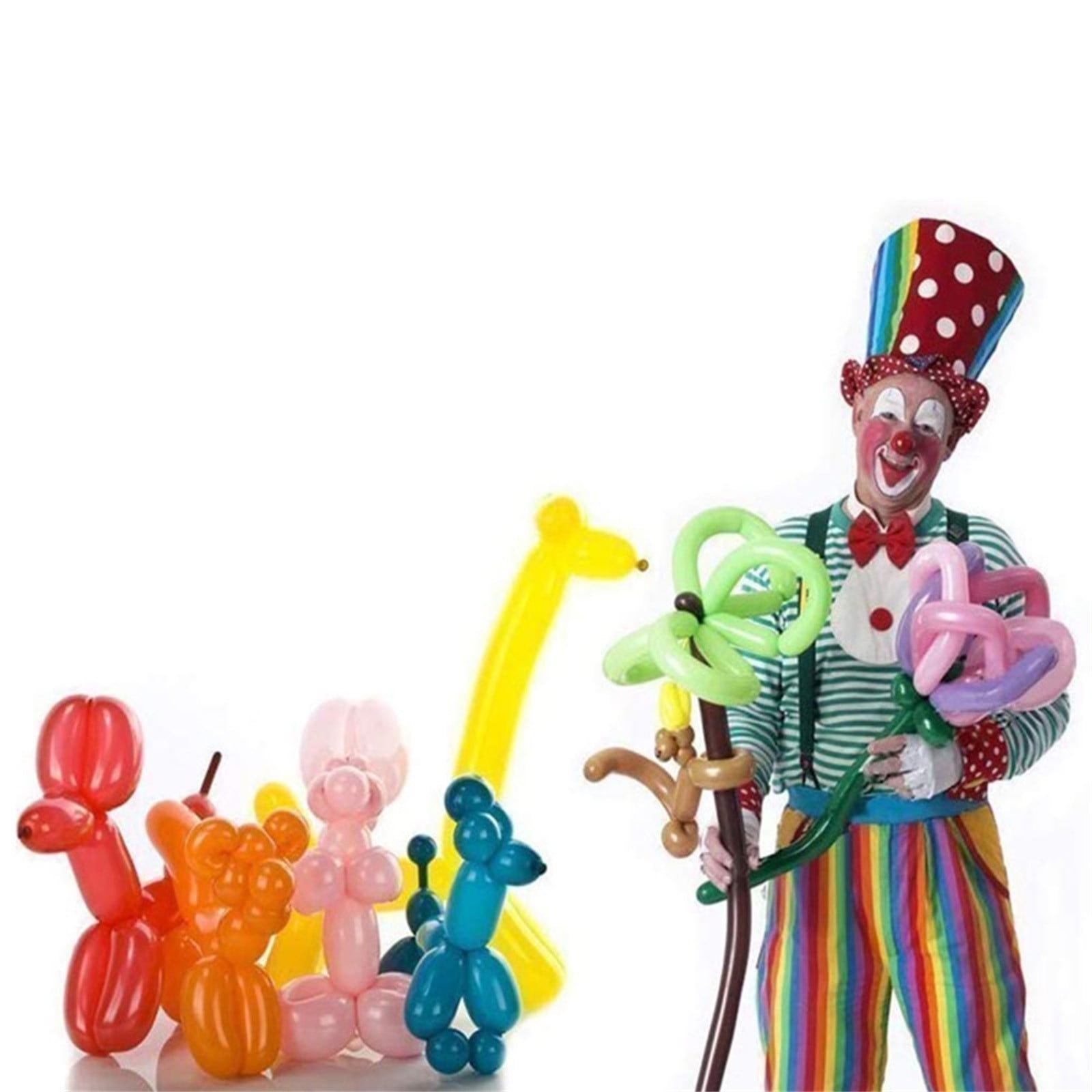 Long Balloons 100 Pack,for Animal Twisting and Party Decor,Thickened Latex Modeling Balloons for DIY Shapes,Ideal for Birthdays,Christmas,Wedding Celebrations,Durable for Clowns and Magicians - Image 3