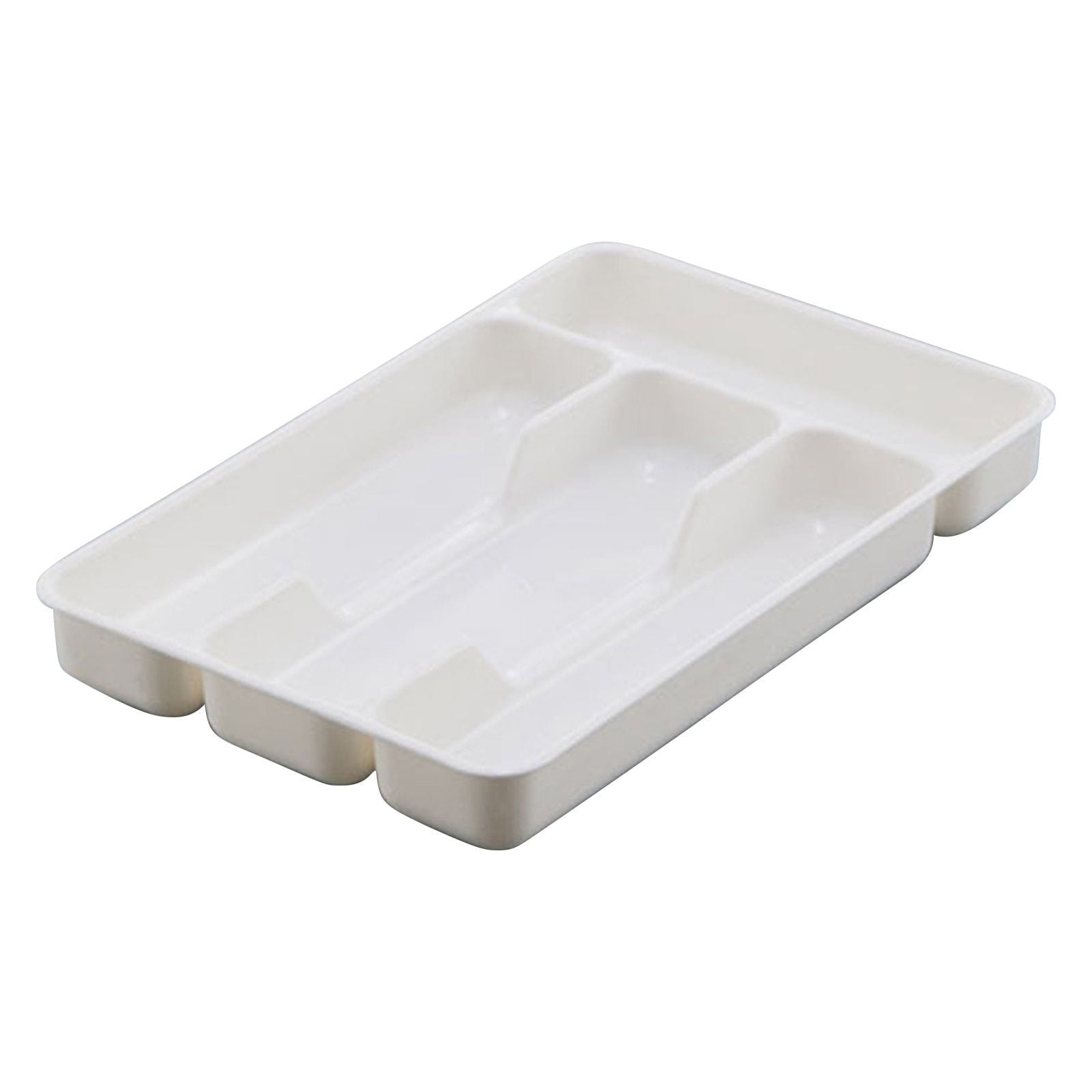 Small Silverware Tray, Heavy Duty Plastic Cutlery Tray, Durable Small Silverware Organizer, Keeps forks and spoons perfectly stacked, 1 Pack, 10.7x6.9 10.7